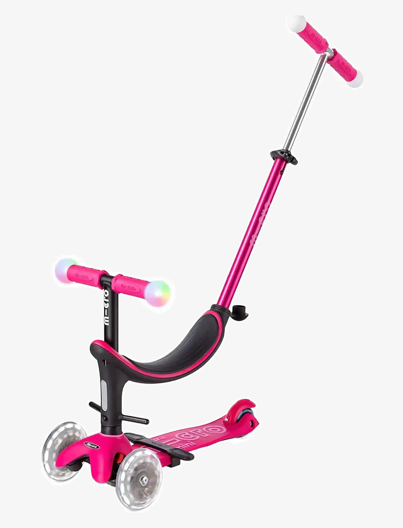 Micro - Micro - Mini2grow Deluxe Magic LED - Pink - løbehjul - pink - 1