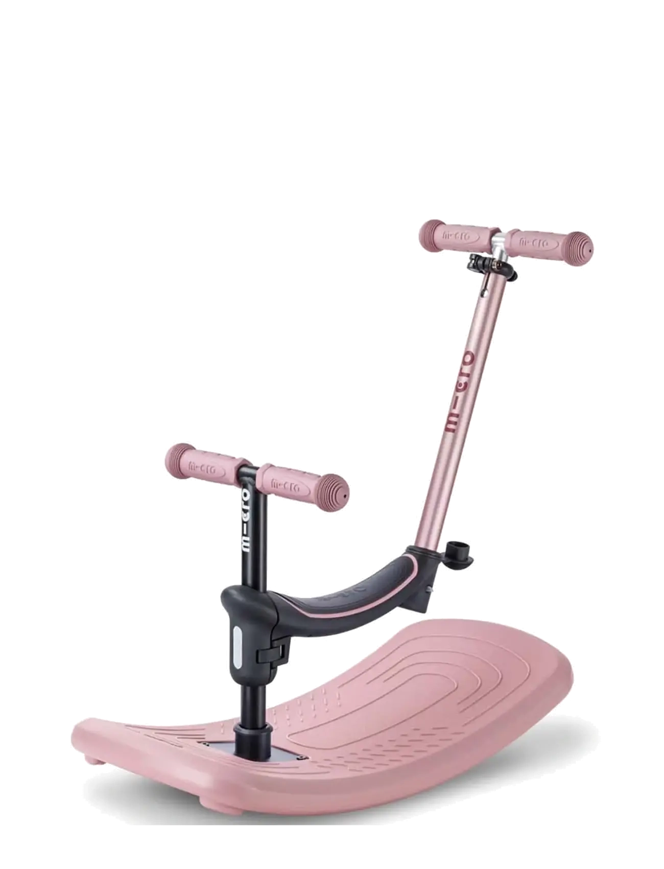 Micro - Mini Deluxe Led Rock & Go Dusty Rose, Børn, Kick Bikes, Pink, Str: ONE SIZE