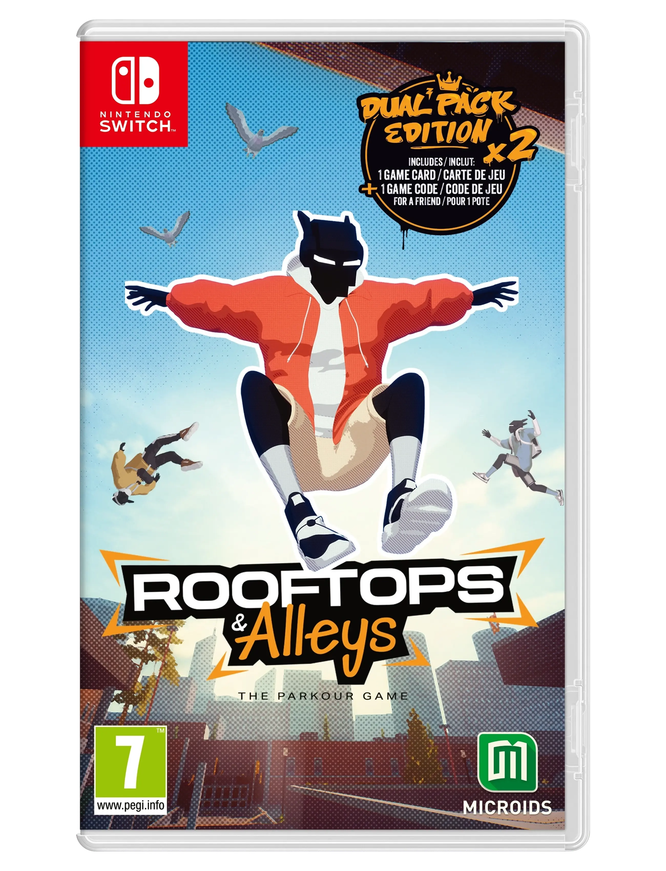 Microids Switch Rooftops & Alleys, Spil, Orange, Str: ONE SIZE