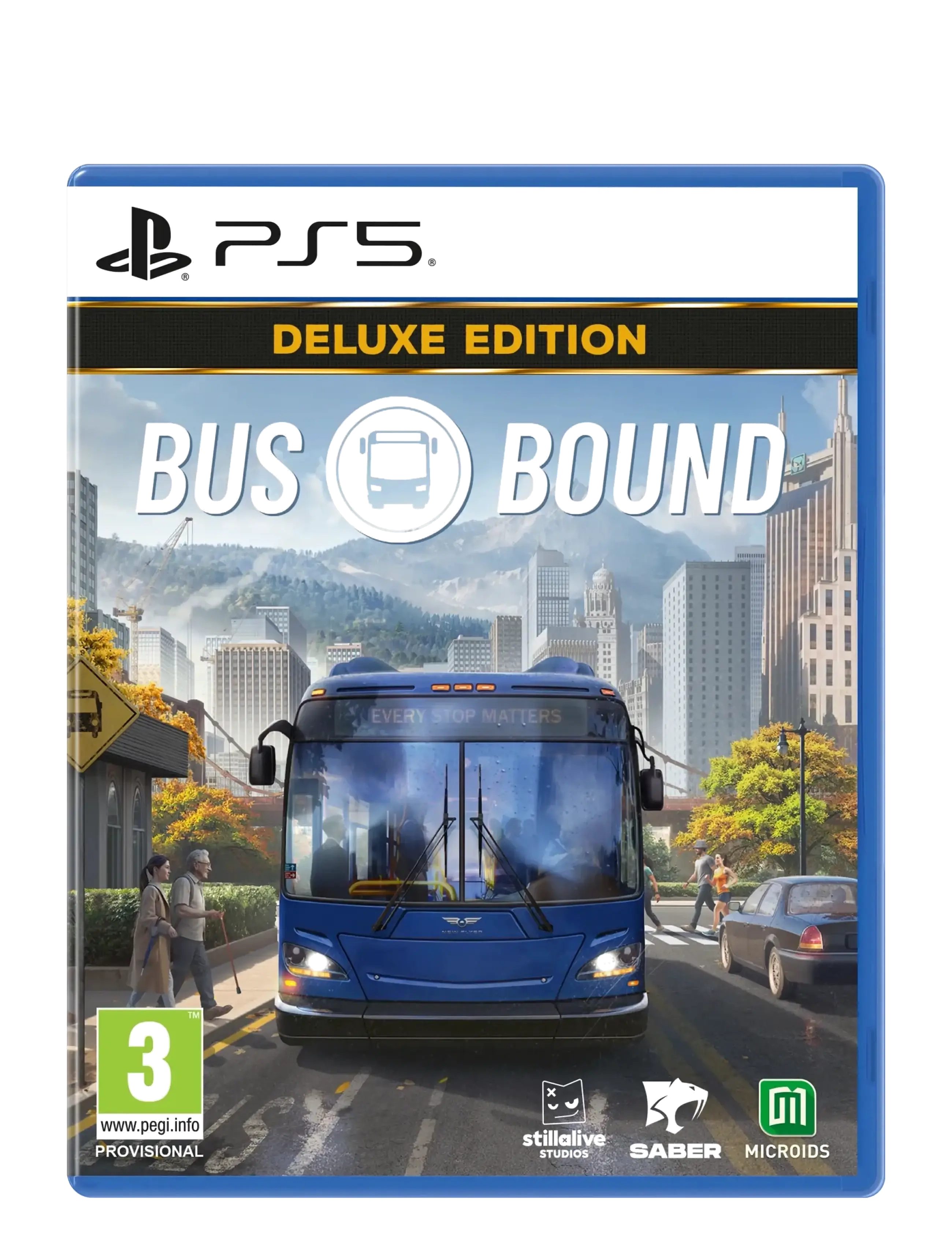 Microids Ps5 Bus Bound, One Size, Blue, Gaming > Games, Børn