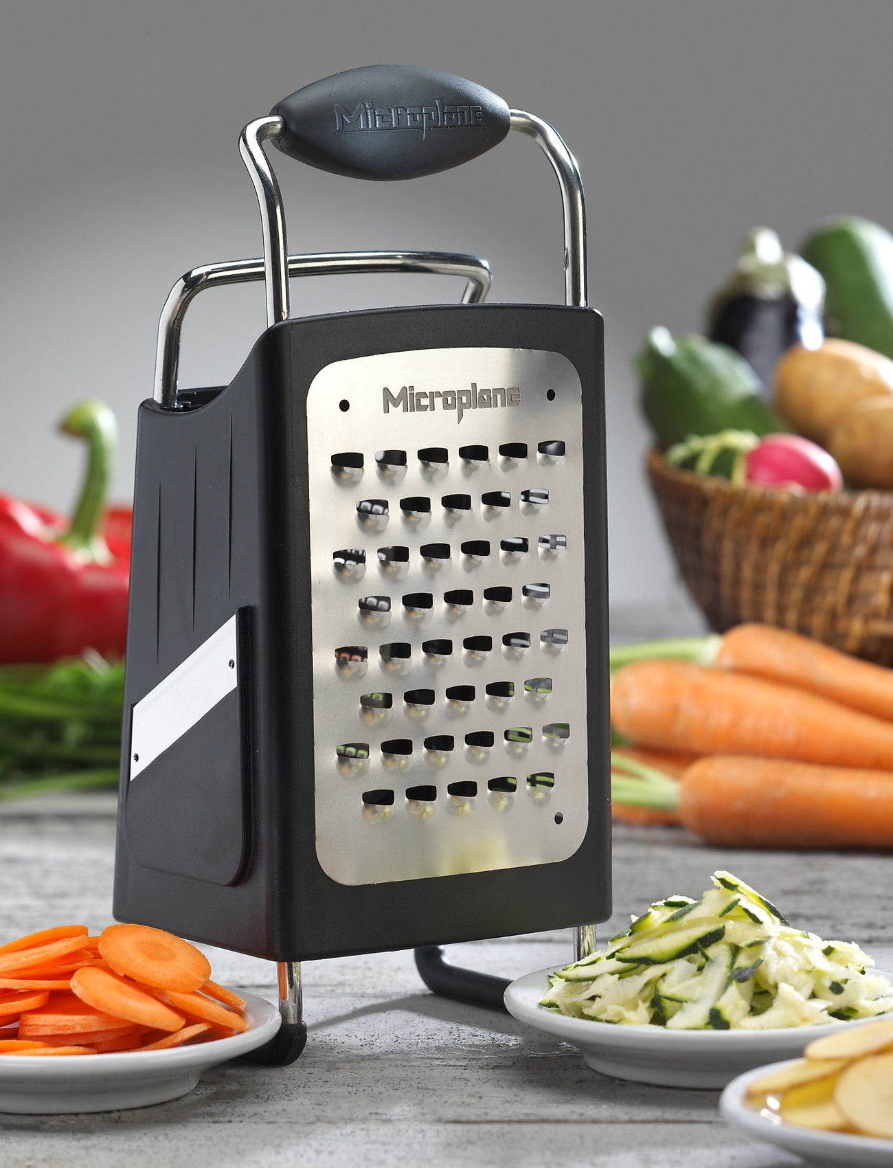 Microplane - 4-sided Professional Box Grater - black - 4