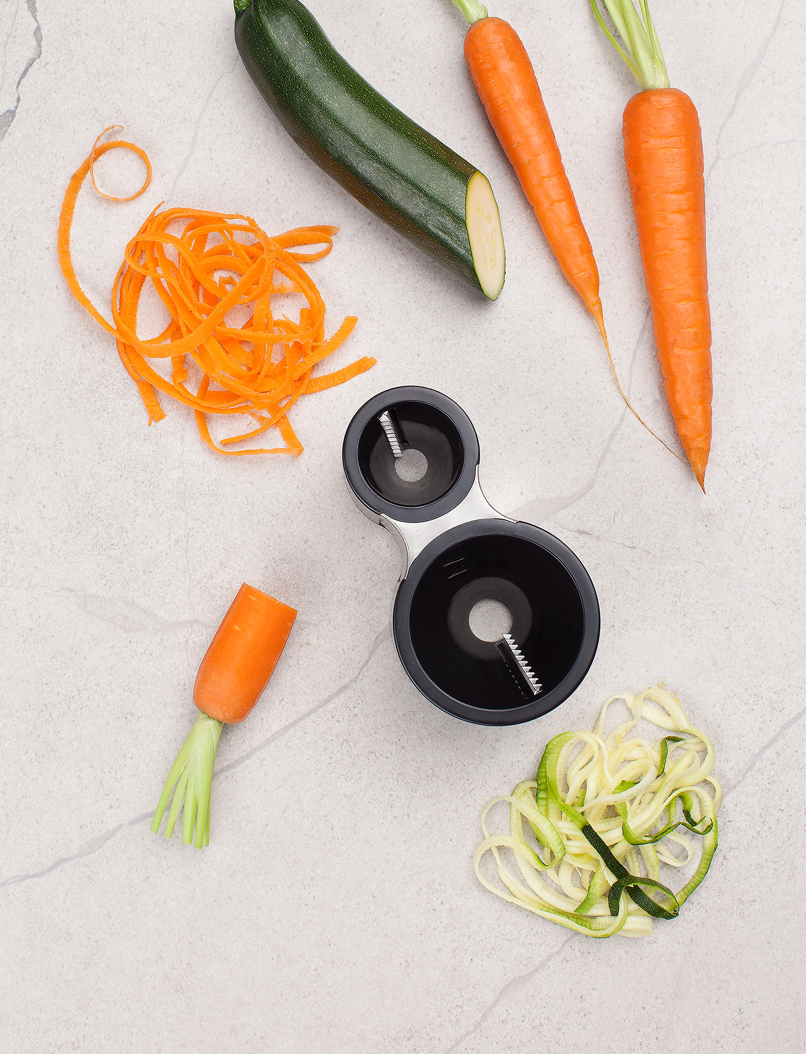 Microplane - Vegetable Hand Held Spiralizer - black - 4