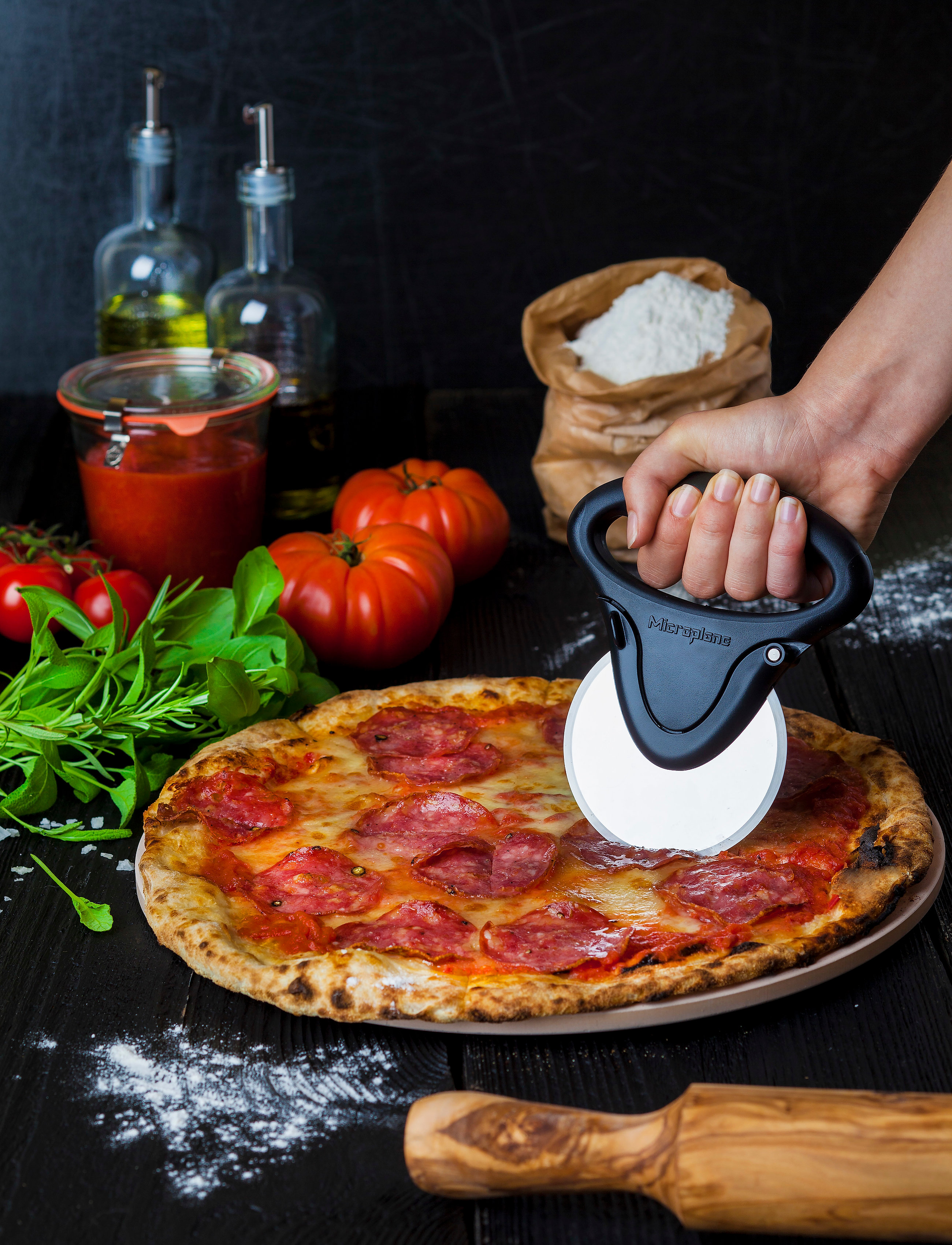 Microplane - Pizza Cutter Wheel - black - 3