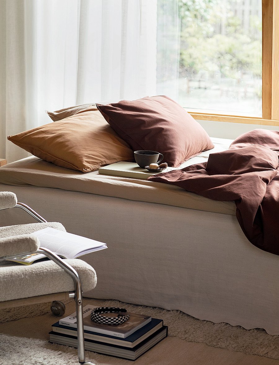 Midnatt - Duvet cover Cortado - bettbezüge - dark brown - 3