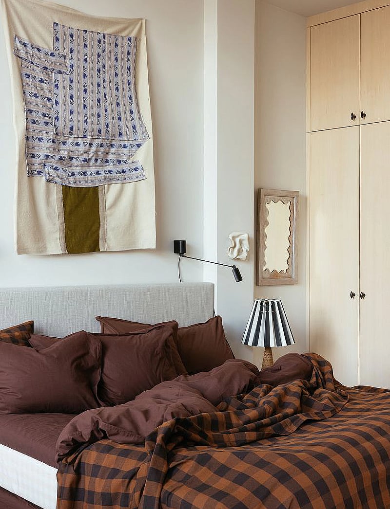 Midnatt - Fitted sheet Cortado - voodilinad - dark brown - 2