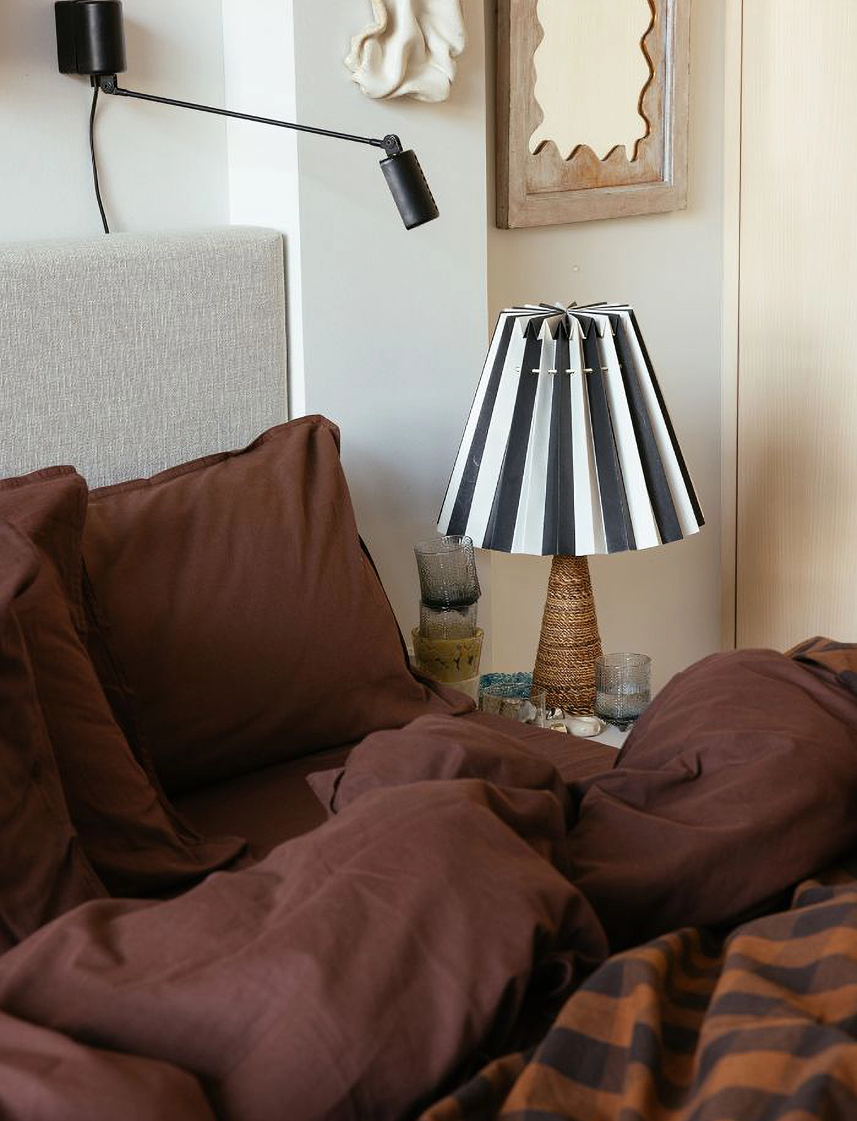 Midnatt - Örngott 2-pack Cortado - lägsta priserna - dark brown - 2