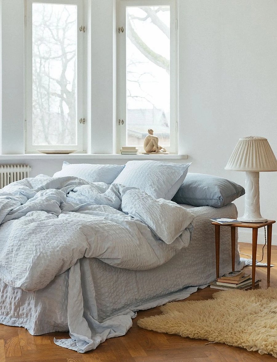 Midnatt - Duvet cover 150x200 Ellie - bettbezüge - greyblue - 4