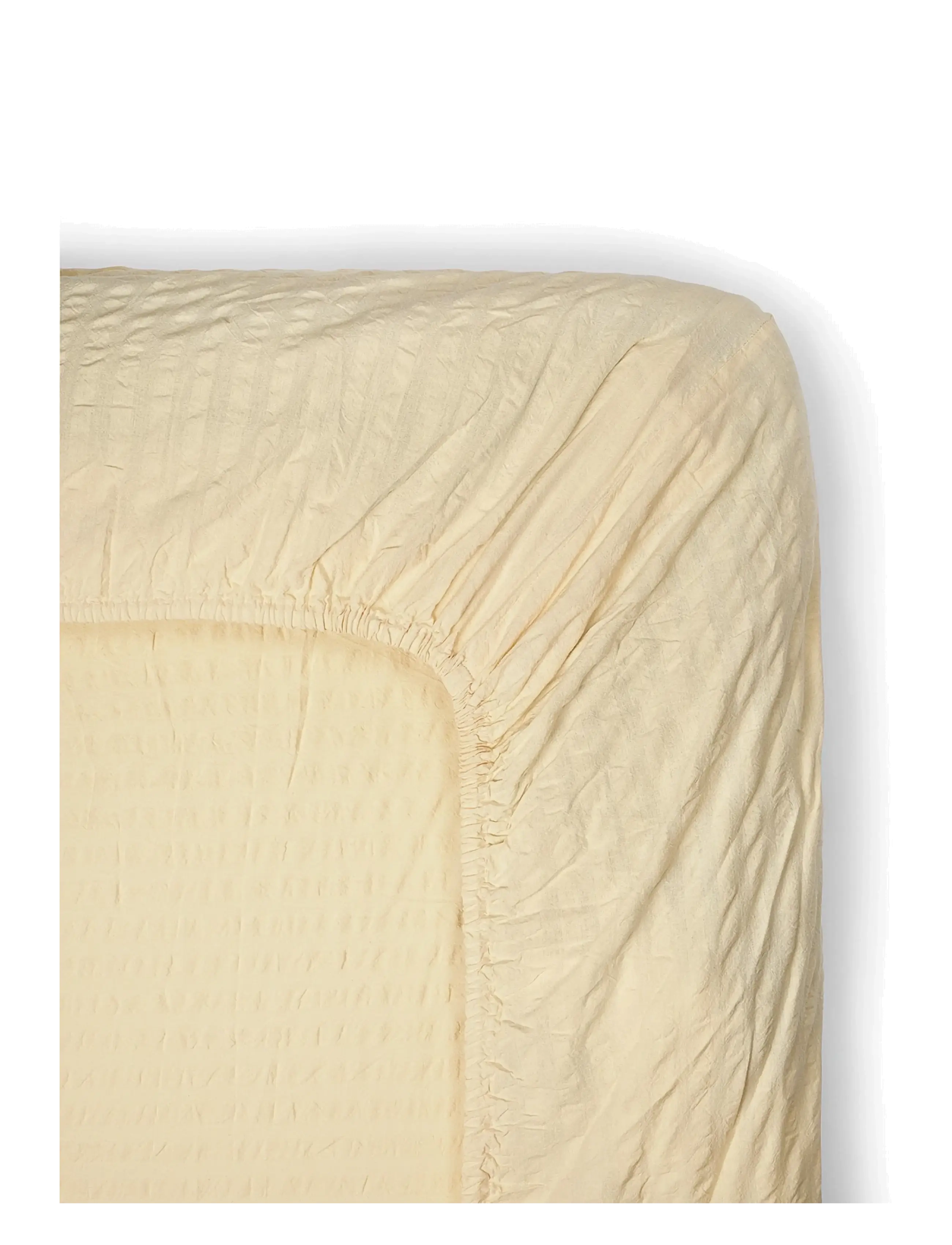 Midnatt Lakan Brie, Bed Lagen, Gul, Str: 180X200CM