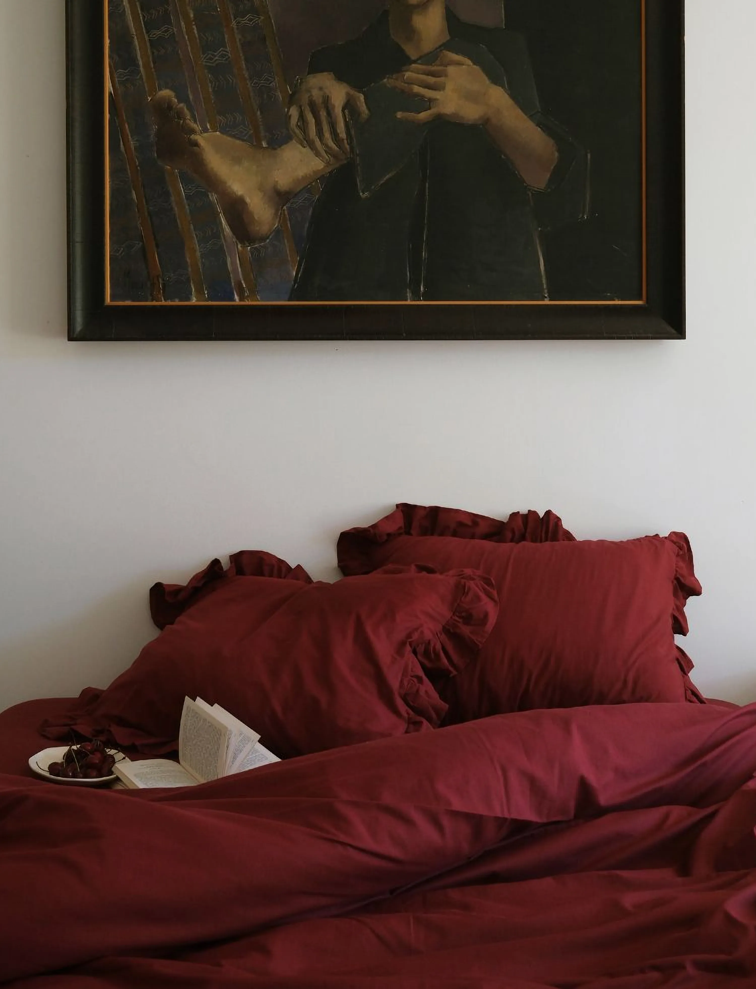 Midnatt - Duvet cover Cherry - duvet covers - red - 2