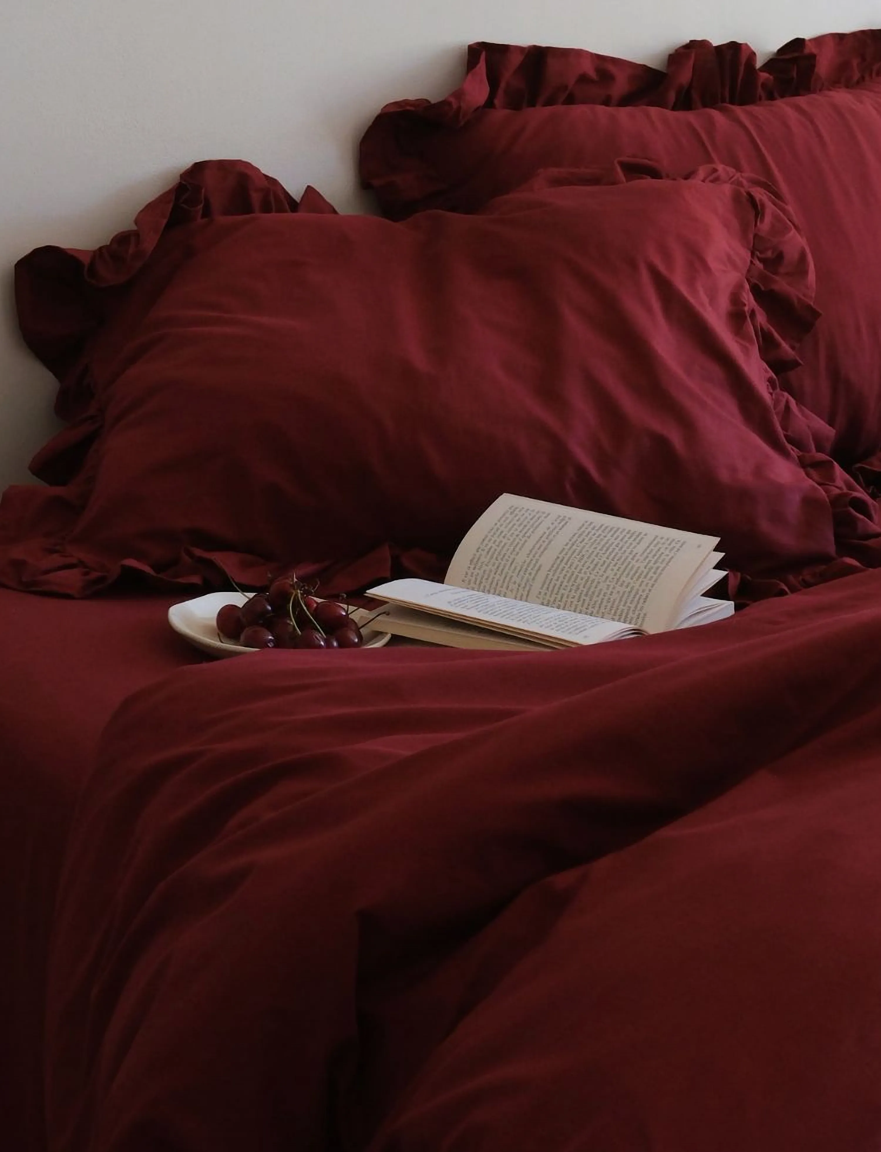 Midnatt - Duvet cover Cherry - duvet covers - red - 3