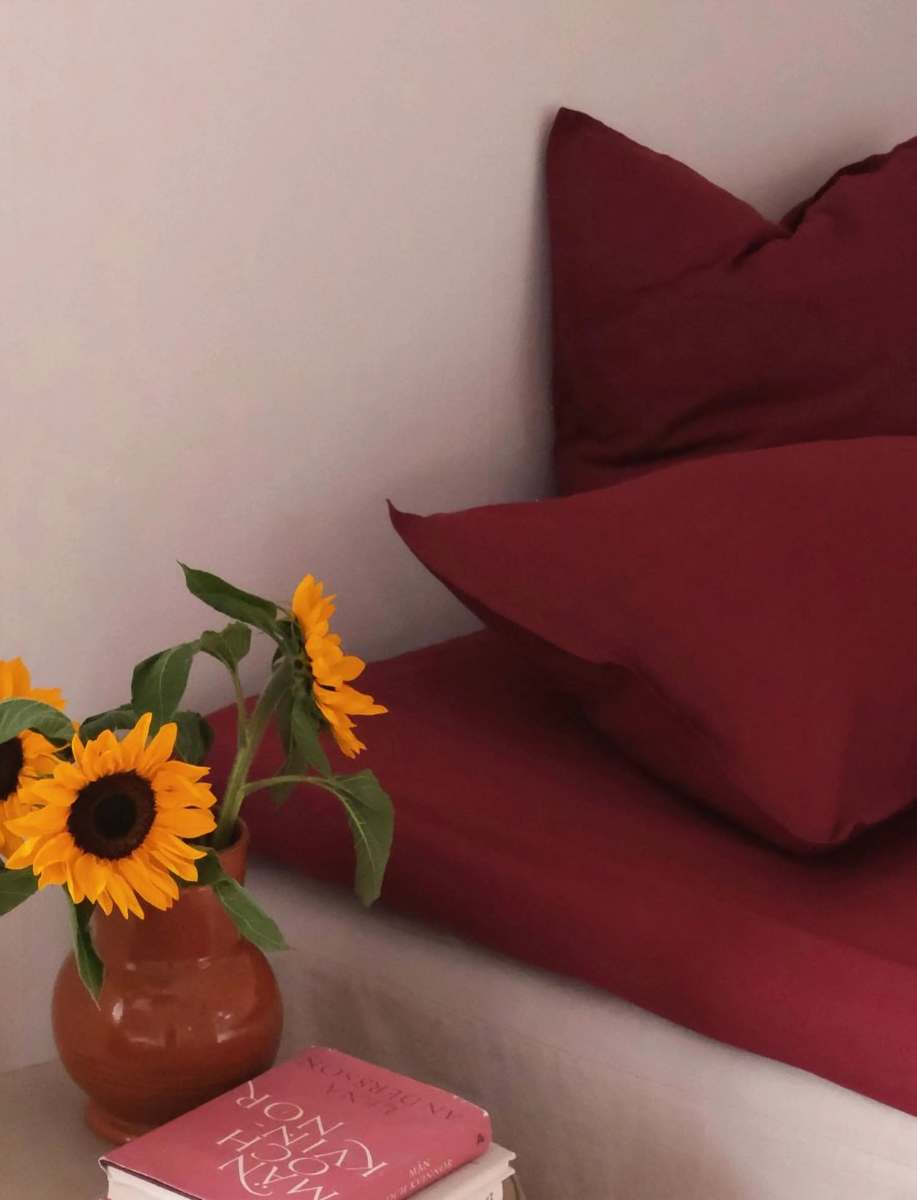 Midnatt - Pillow cover Cherry - red - 0