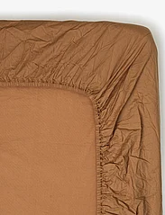 Midnatt - Fitted sheet Dromedary - lagner - camel brown - 0