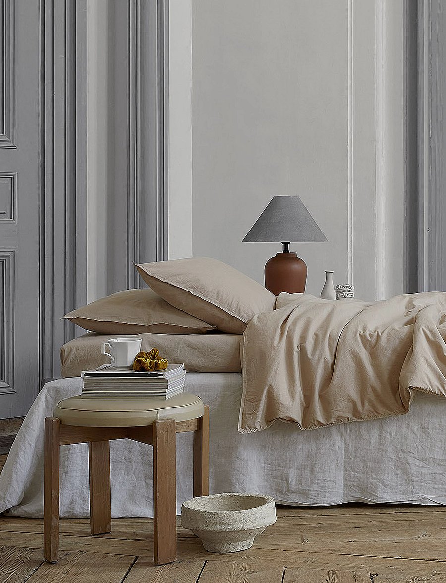 Midnatt - Duvet cover Hassel - bettbezüge - beige brown nougat - 2