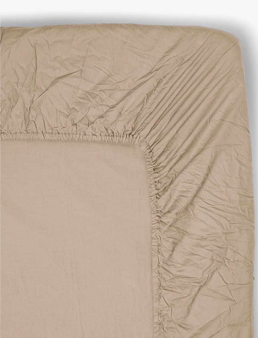 Midnatt - Fitted sheet Hassel - die niedrigsten preise - beige brown nougat - 0