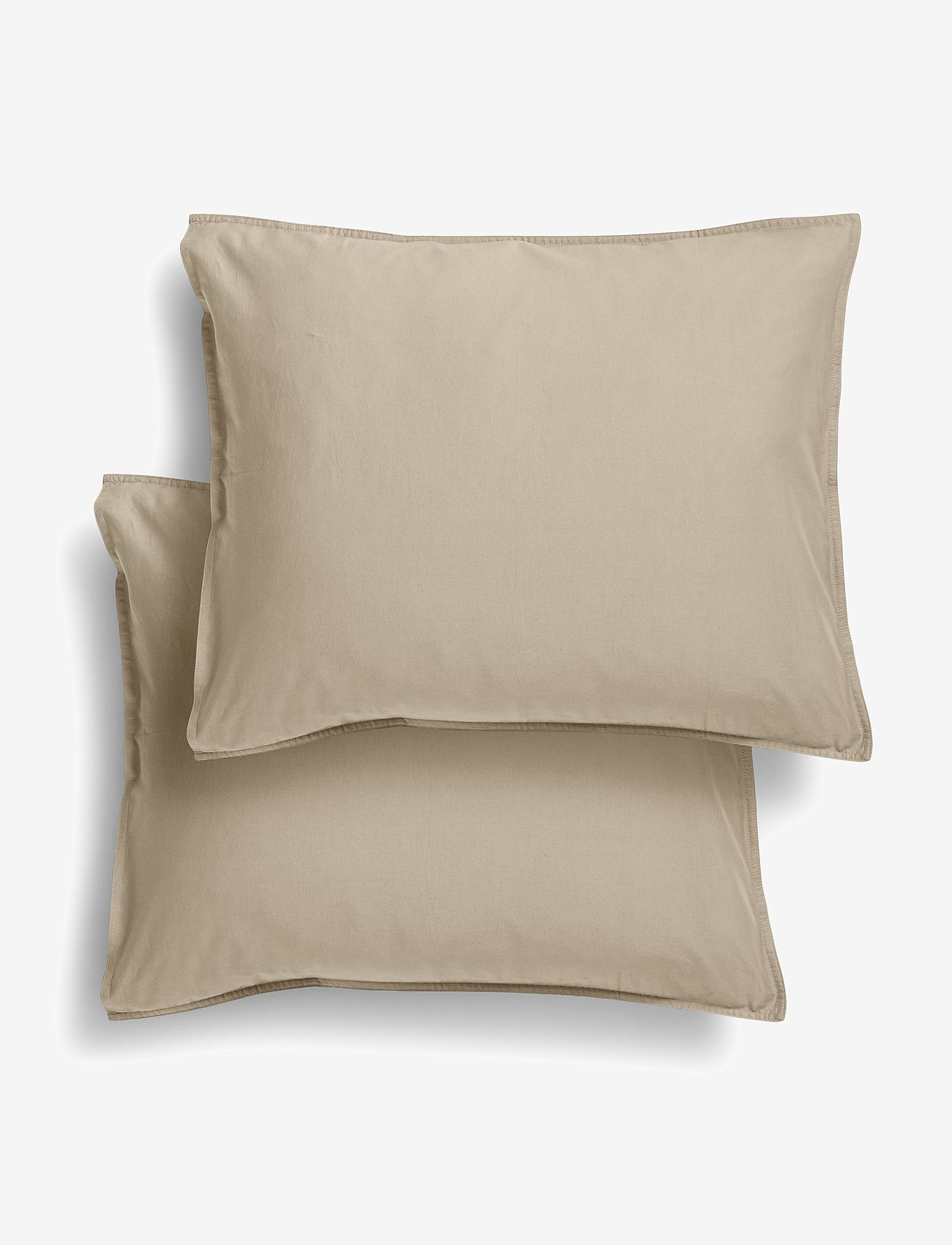 Midnatt - Pillow cover 2-pack Hassel - pudebetræk - beige brown nougat - 1