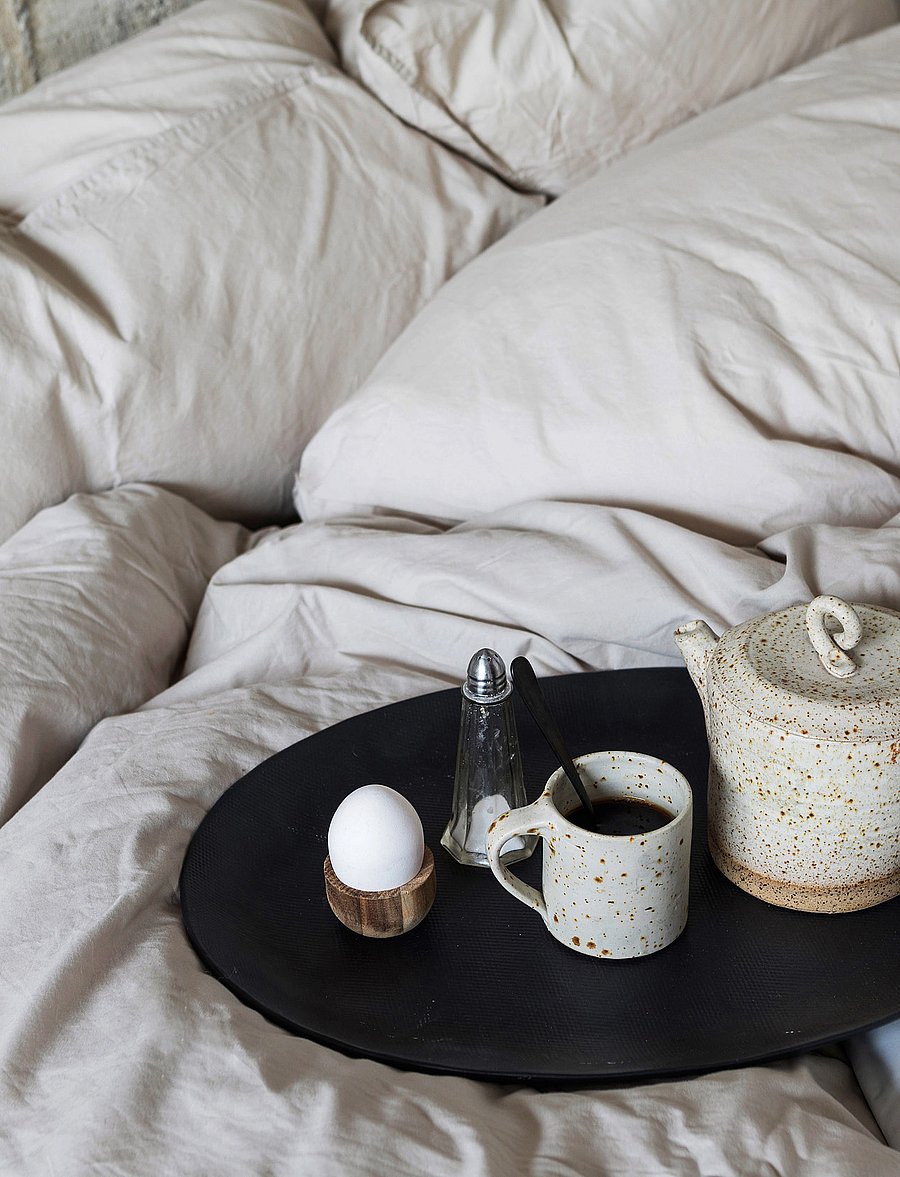 Midnatt - Duvet cover Pebble - bettbezüge - grey - 5