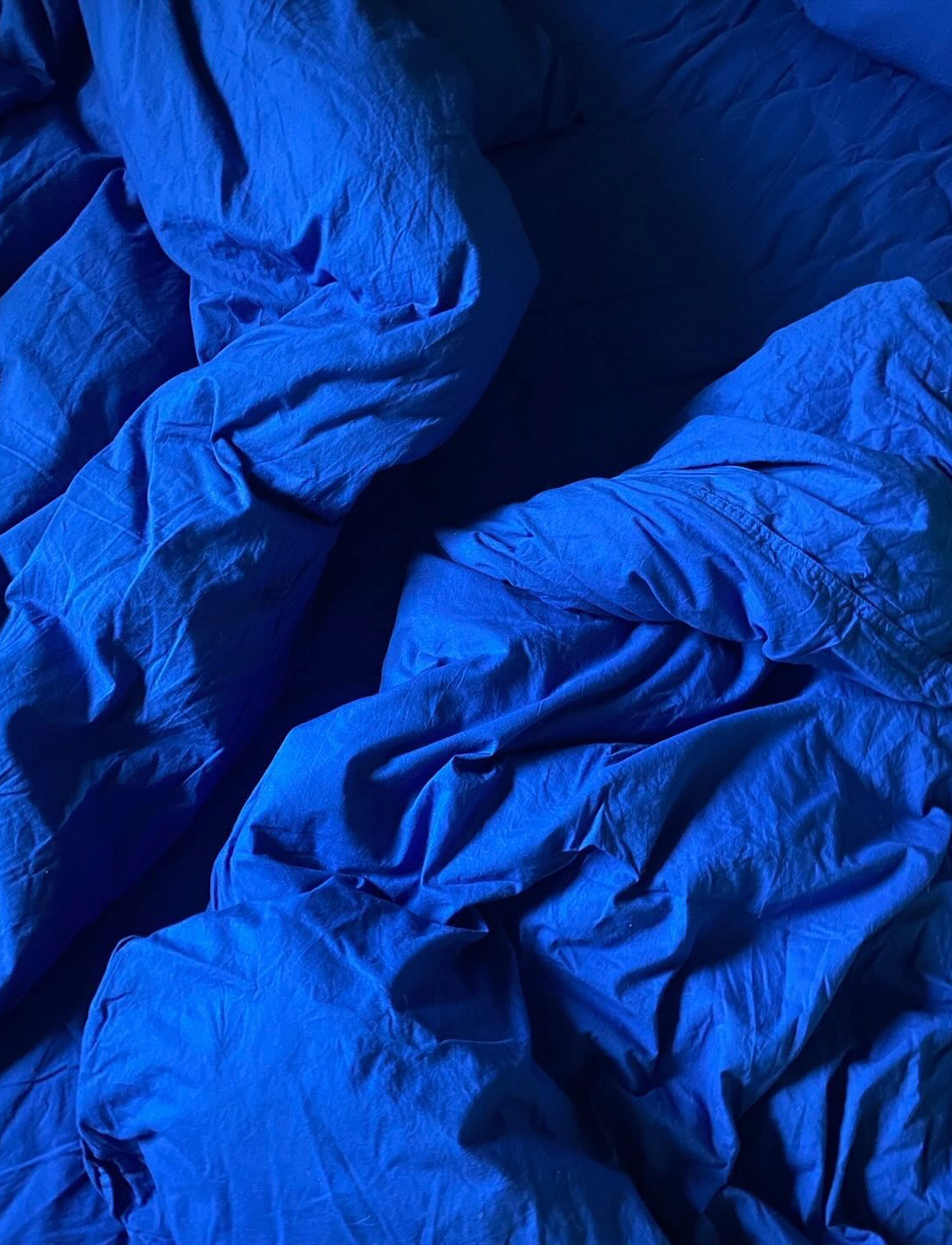 Midnatt - Fitted sheet Siesta - laveste priser - cobalt blue - 3