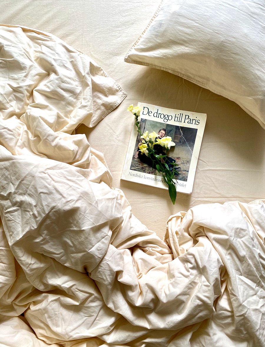 Midnatt - Fitted sheet Sorbetto - spannbettlaken - light yellow - 0