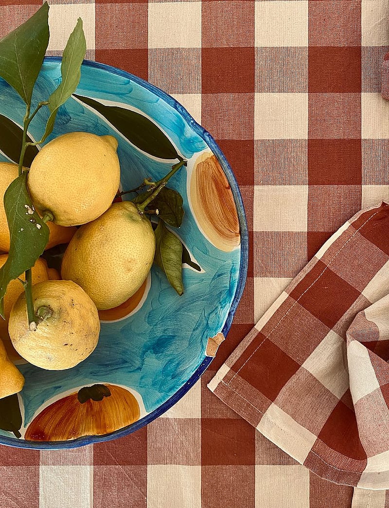 Midnatt - Napkins 4-pack Bertel - stoffservietten - terracotta - 3