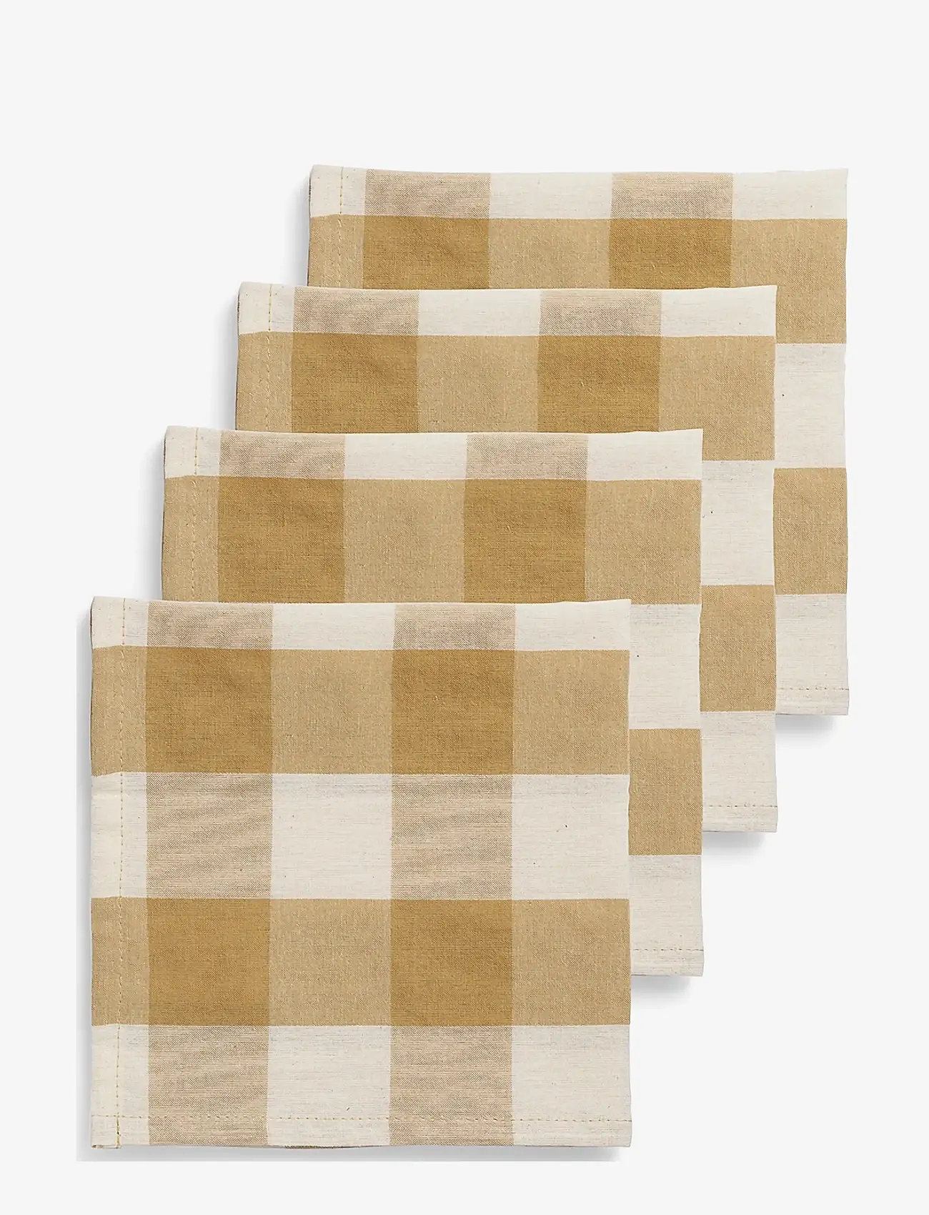 Midnatt - Napkins 4-pack Ruth - stofservietter - green - 1