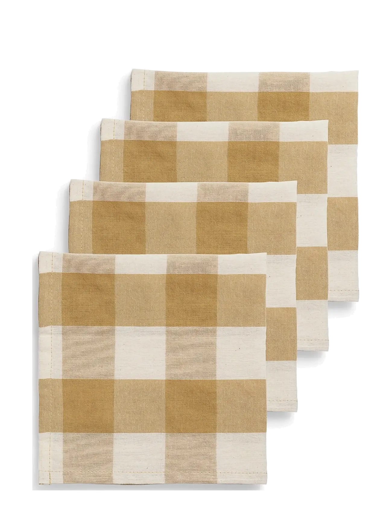 Midnatt Napkins 4-pack Ruth - Duge & Bordløbere - GREEN / yellow