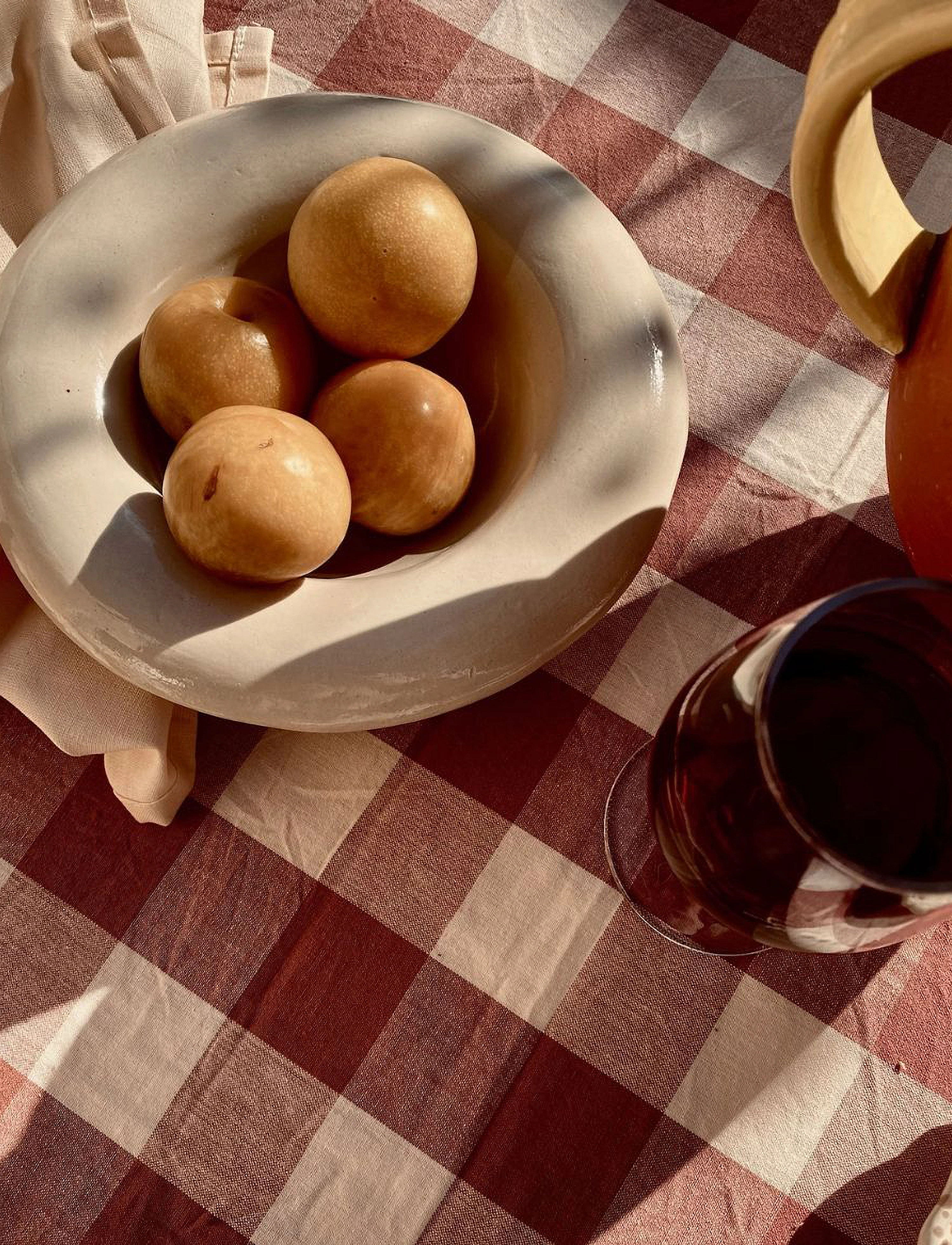 Midnatt - Tablecloth Bertel - tafellakens & lopers - terracotta - 2