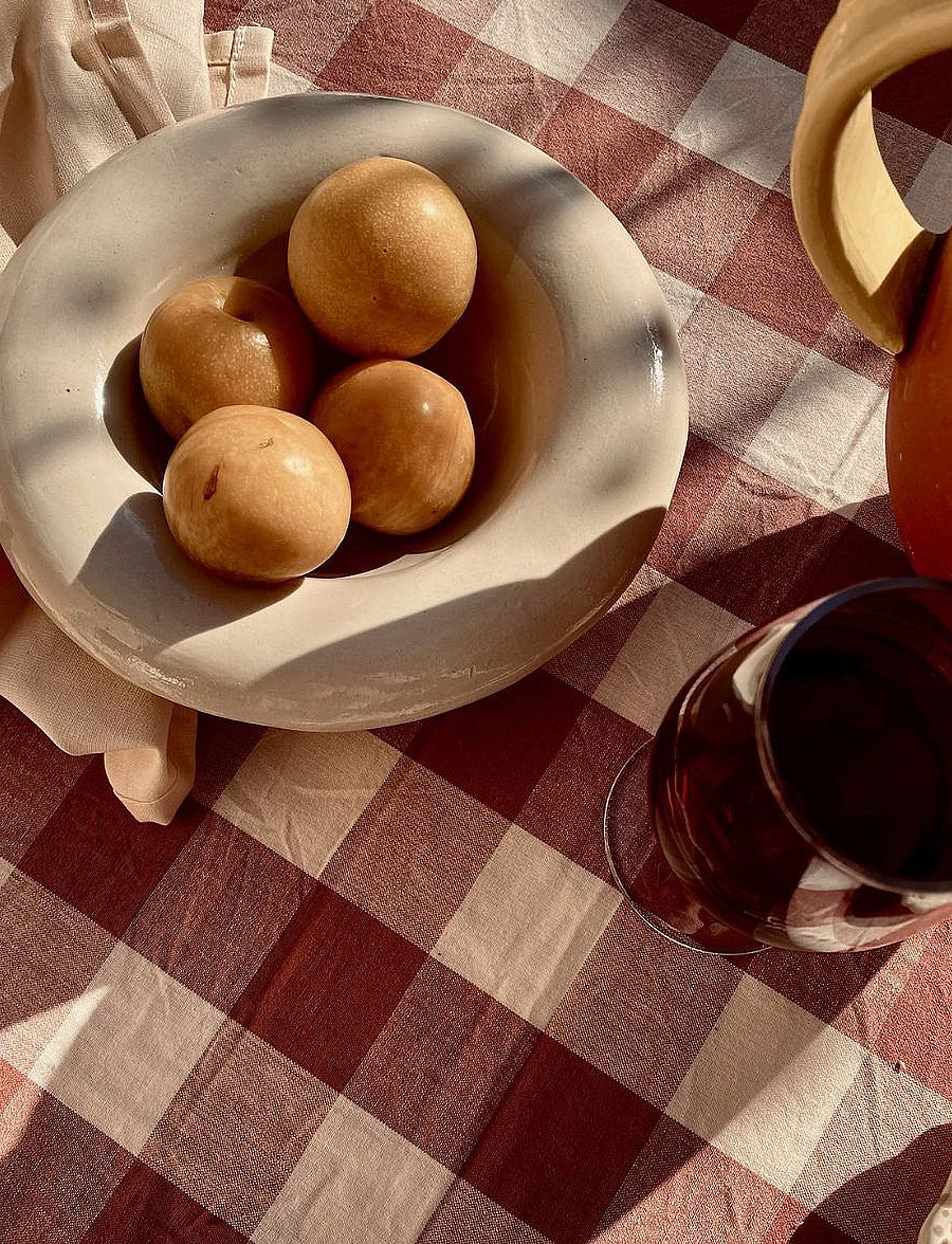 Midnatt - Table cloth Paola - tischdecken & tischläufer - terracotta - 2