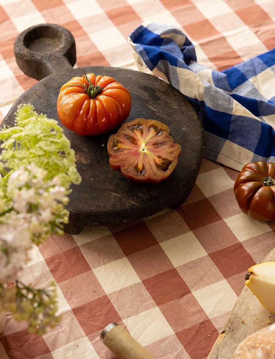 Midnatt - Table cloth Paola - tischdecken & tischläufer - terracotta - 5