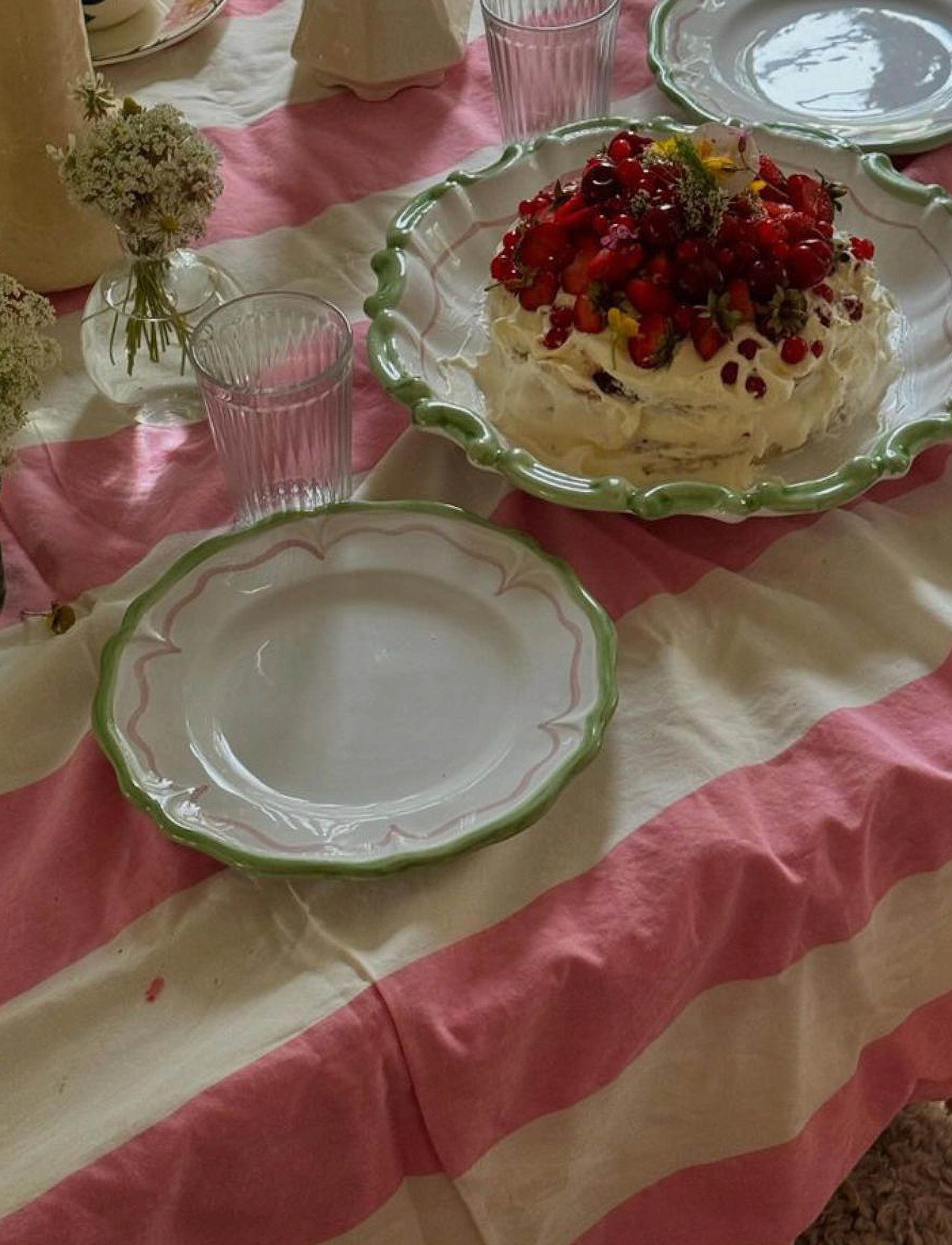 Midnatt Gaia-Duge, 145X180 cm, Kitchen Textiles, Rosa - Tablecloths & Table Runners, Homeware