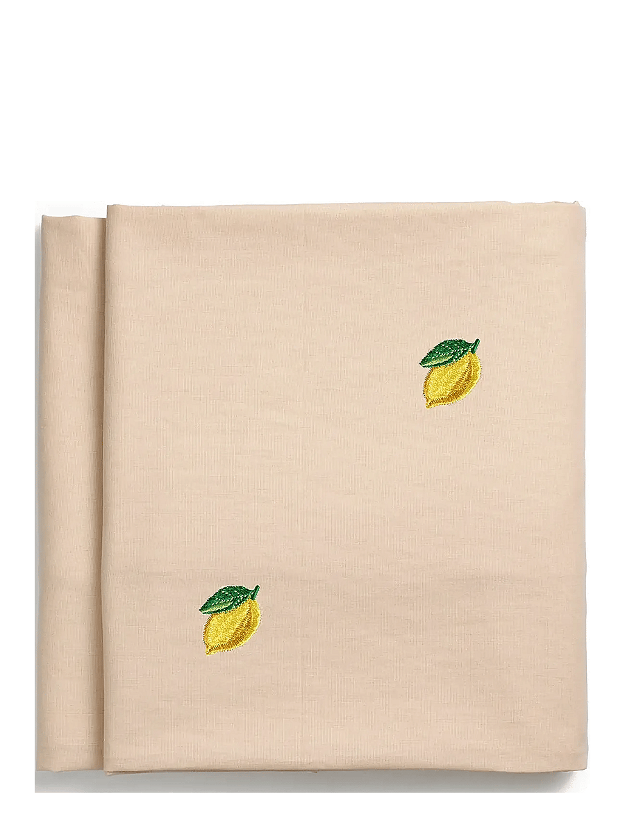 Midnatt - Borddug med citron - duge & bordløbere - beige - 1