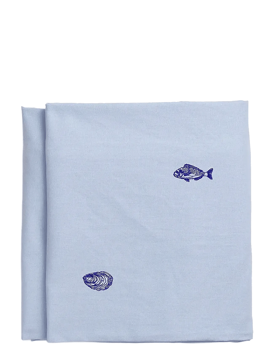 Midnatt - Tablecloth Josefin La mer - laudlinad - light blue - 1