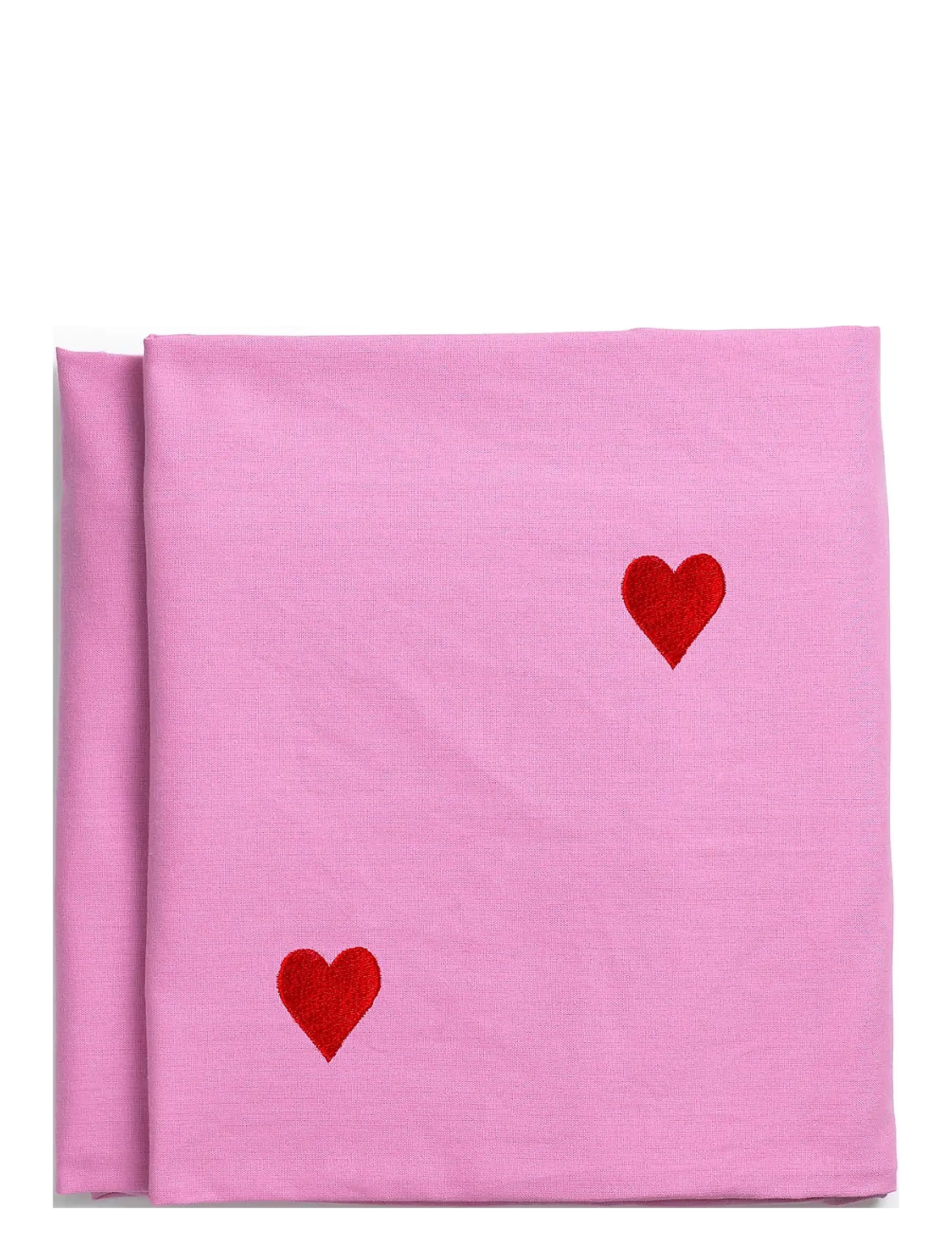 MIDNATT Dug Med Lyserøde Hjerter Pink - 330X145CM - Unisex