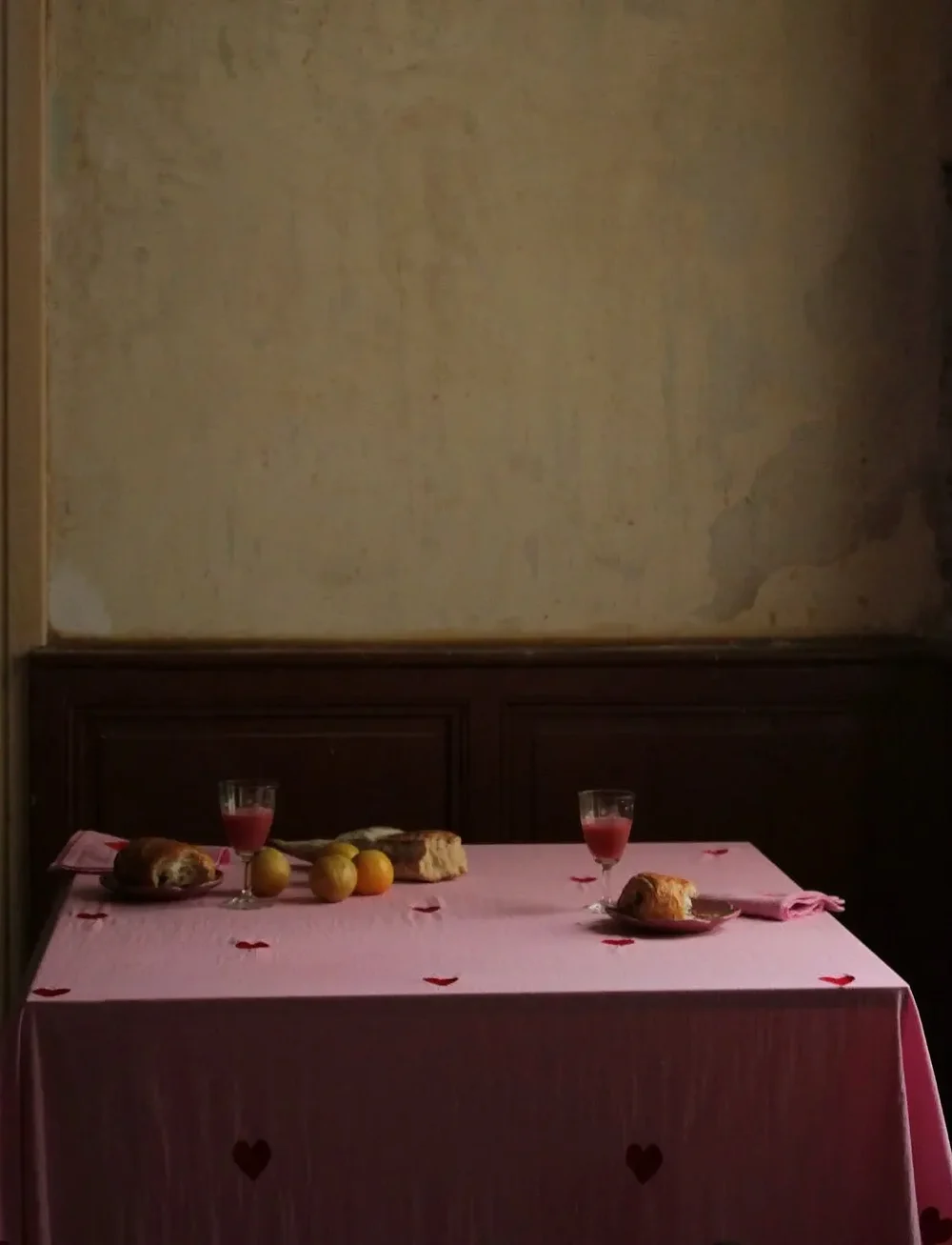 Midnatt - Tablecloth Pink Hearts - tischdecken & tischläufer - pink - 2