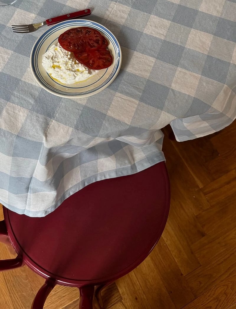 Midnatt - Tablecloth Bluey - laudlinad - blue - 3