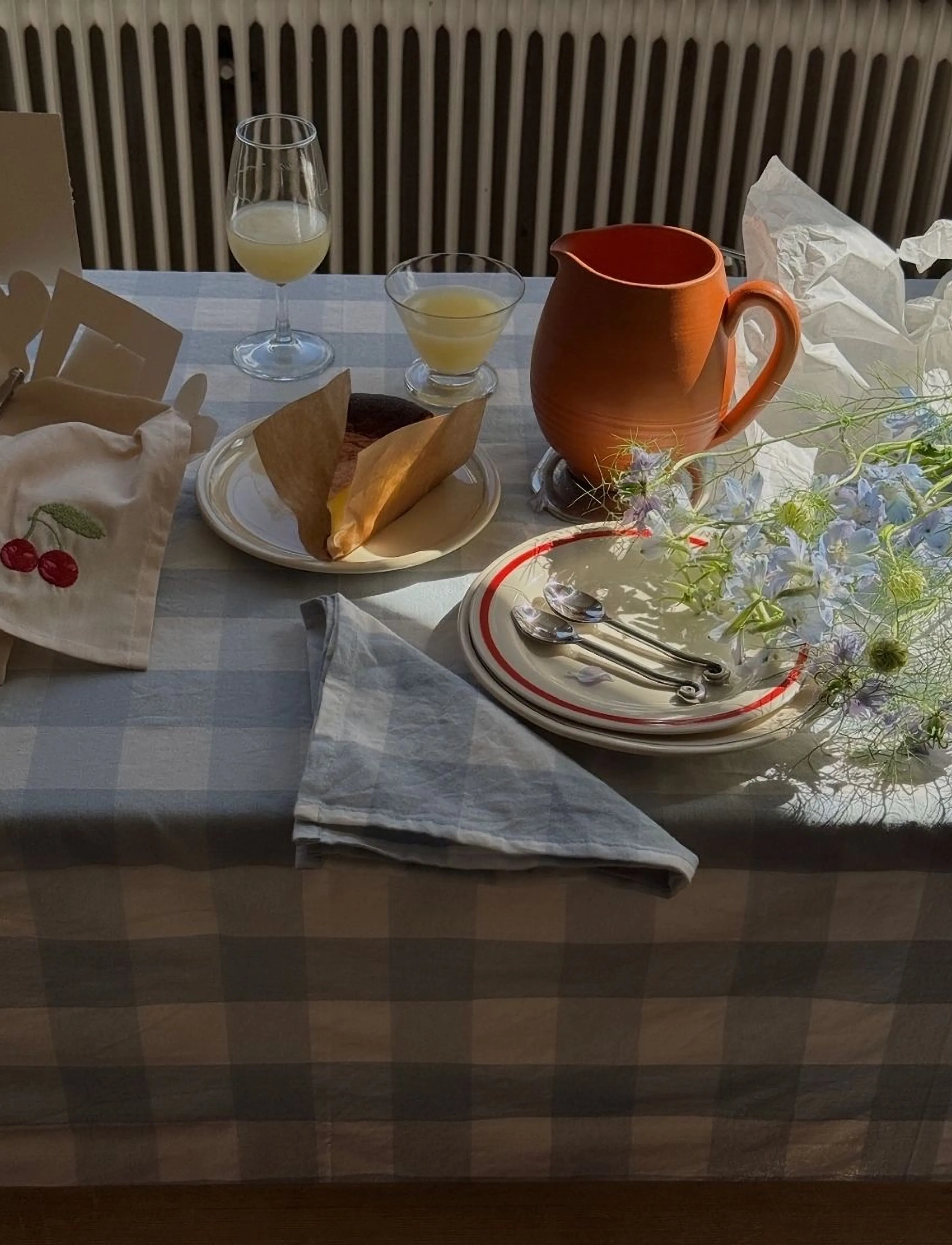 Midnatt - Tablecloth Bluey - duge & bordløbere - blue - 5