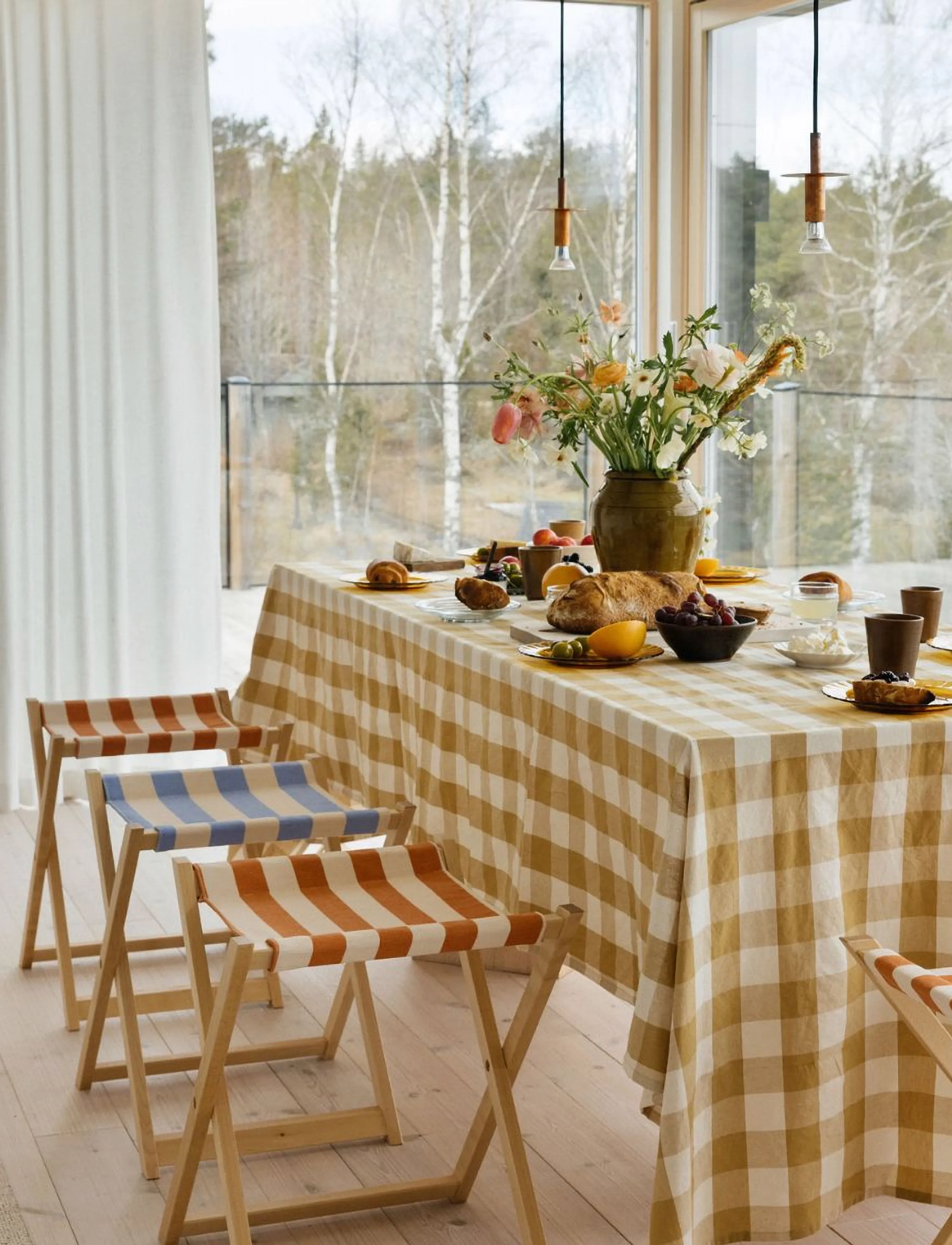 Midnatt - Tablecloth Ruth - duge & bordløbere - yellow - 2