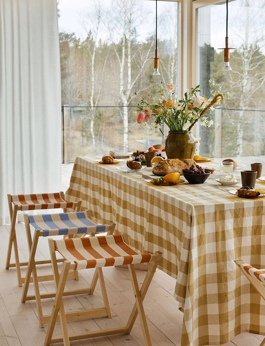 Midnatt - Tablecloth Ruth - duge & bordløbere - yellow - 2