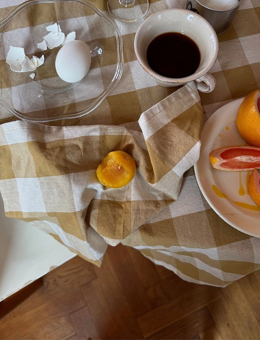 Midnatt - Tablecloth Ruth - duge & bordløbere - yellow - 5