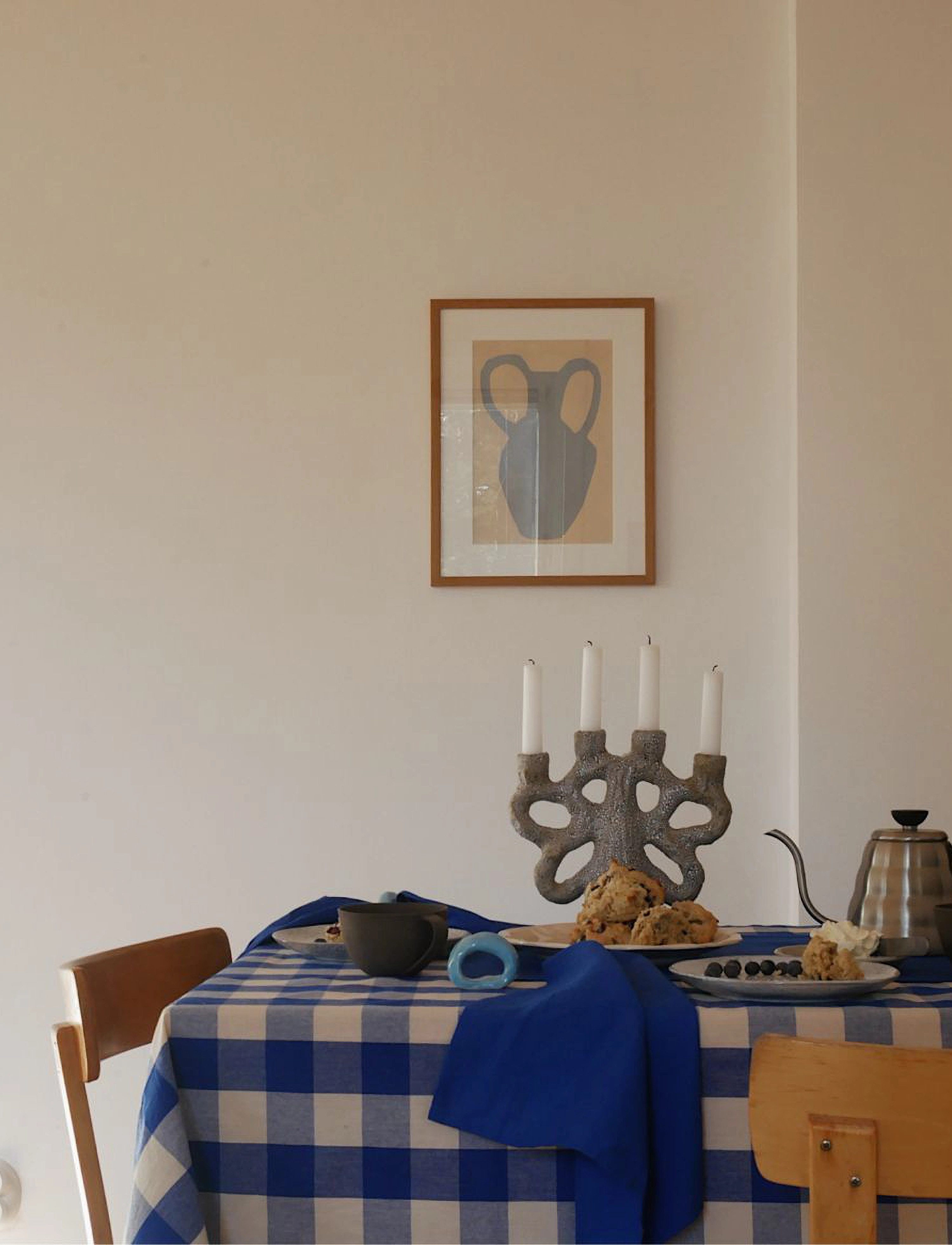 Midnatt Dug Bell, 180X145 cm, Blue, Køkkentekstiler > Duge Og Bordløbere, Unisex
