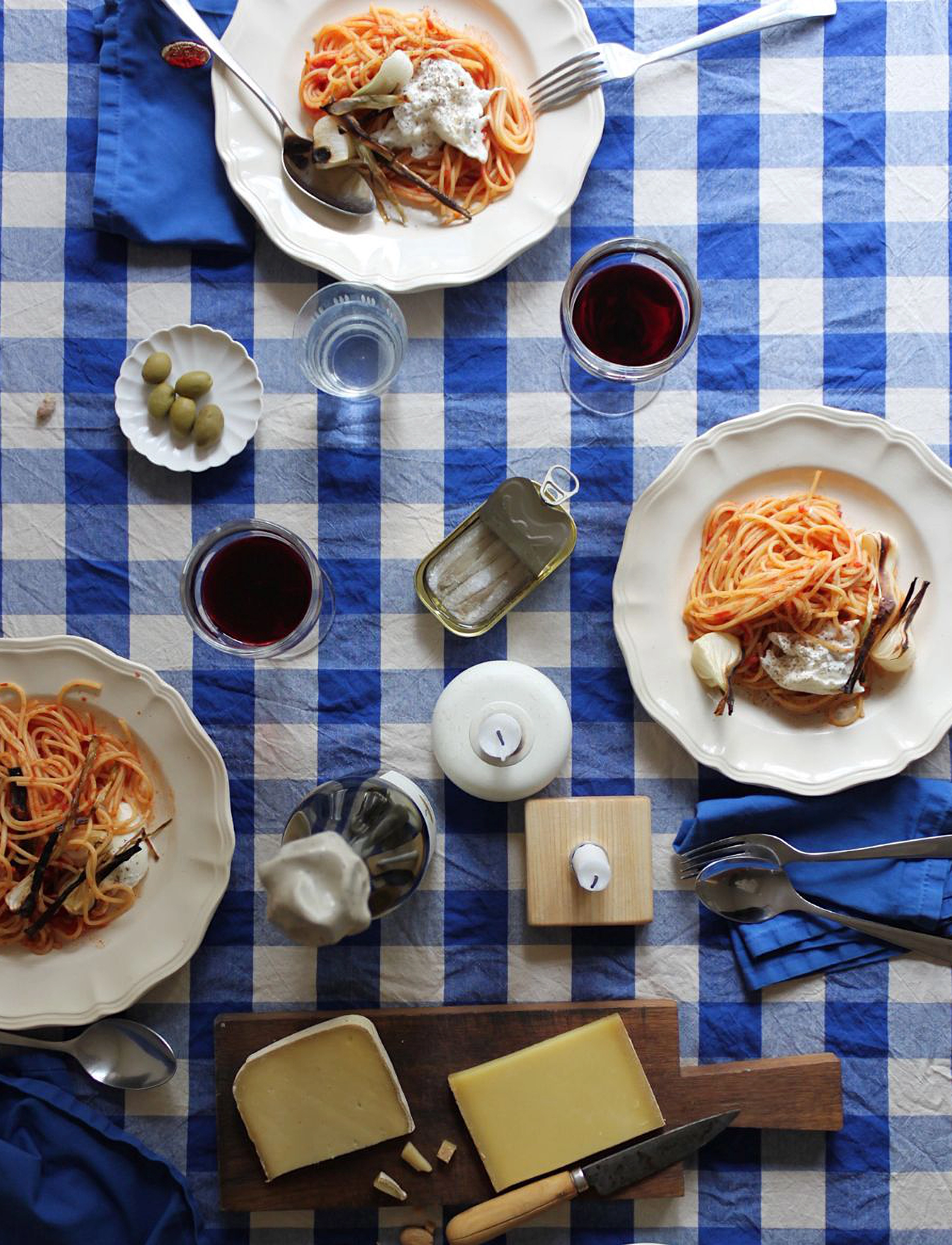 Midnatt - Tablecloth Bell - duker & løpere - blue - 3