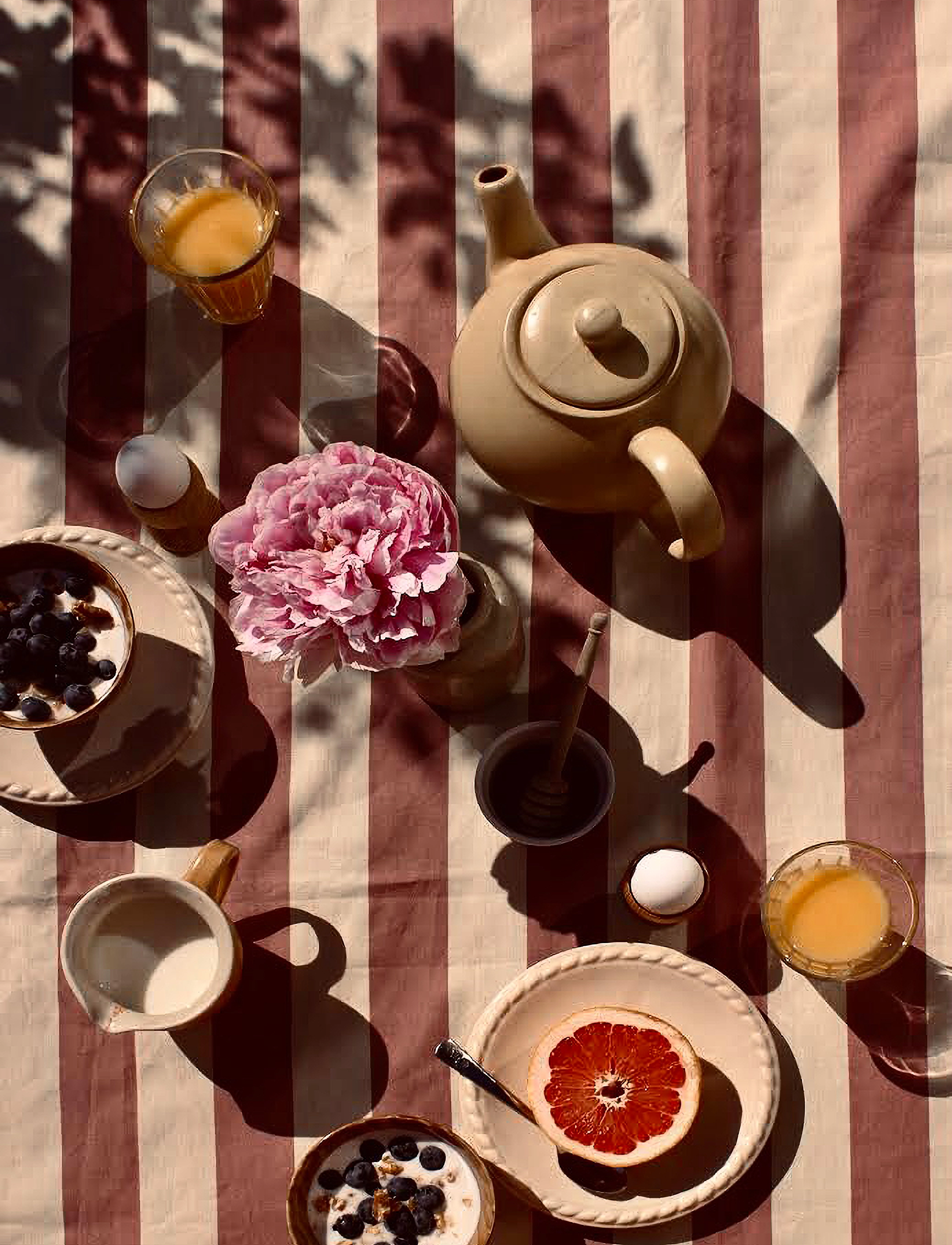 Midnatt Dug Irene, 145X145 cm, Kitchen Textiles, Mehrfarbig/gemustert - Tablecloths & Table Runners, Homeware