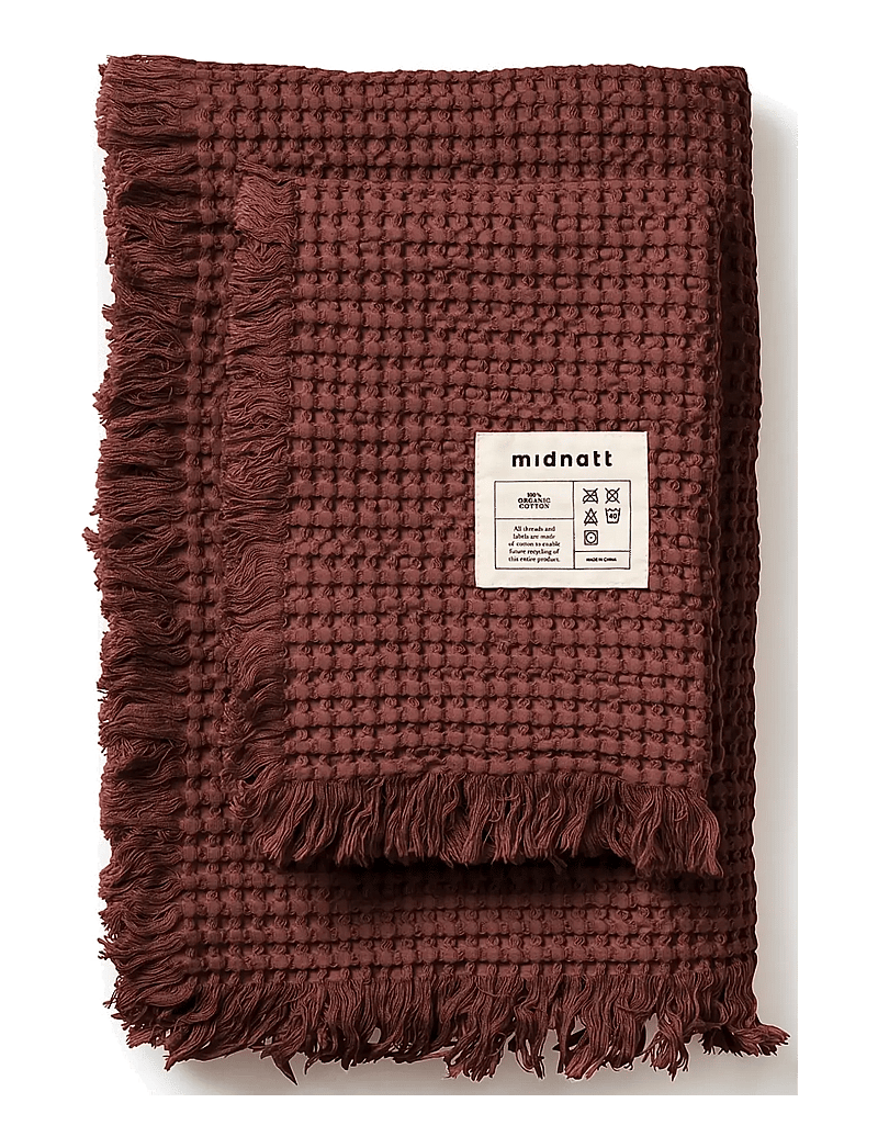 Midnatt - Waffle towel Doxie - rätikud - camel brown - 1
