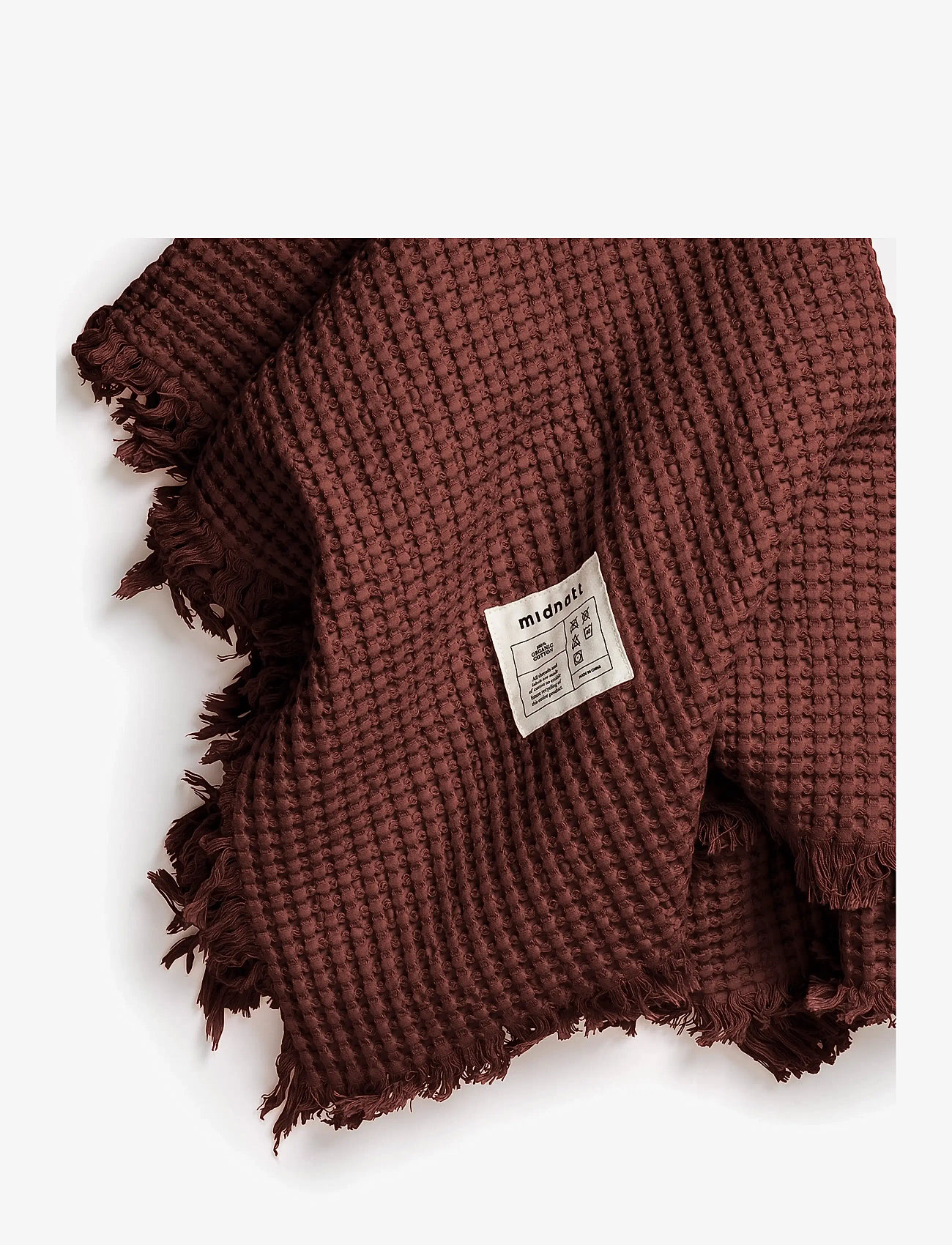 Midnatt - Waffle towel Doxie - rätikud - camel brown - 2