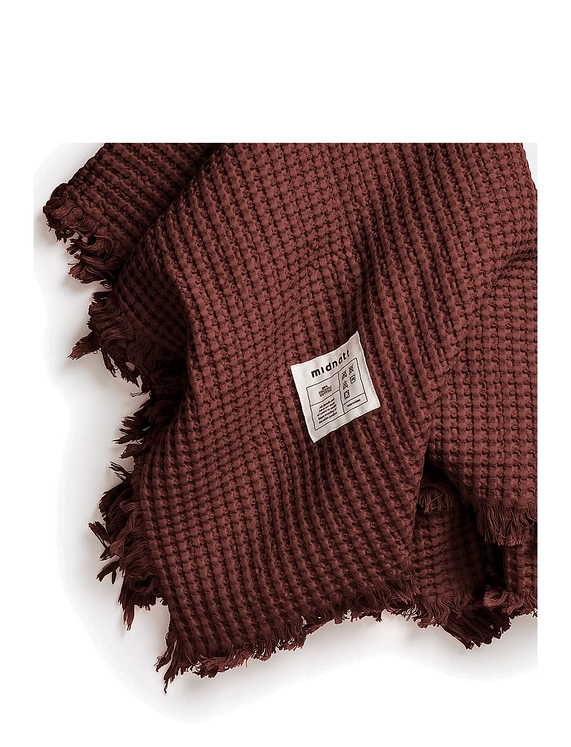 Midnatt - Waffle towel Doxie - rätikud - camel brown - 2