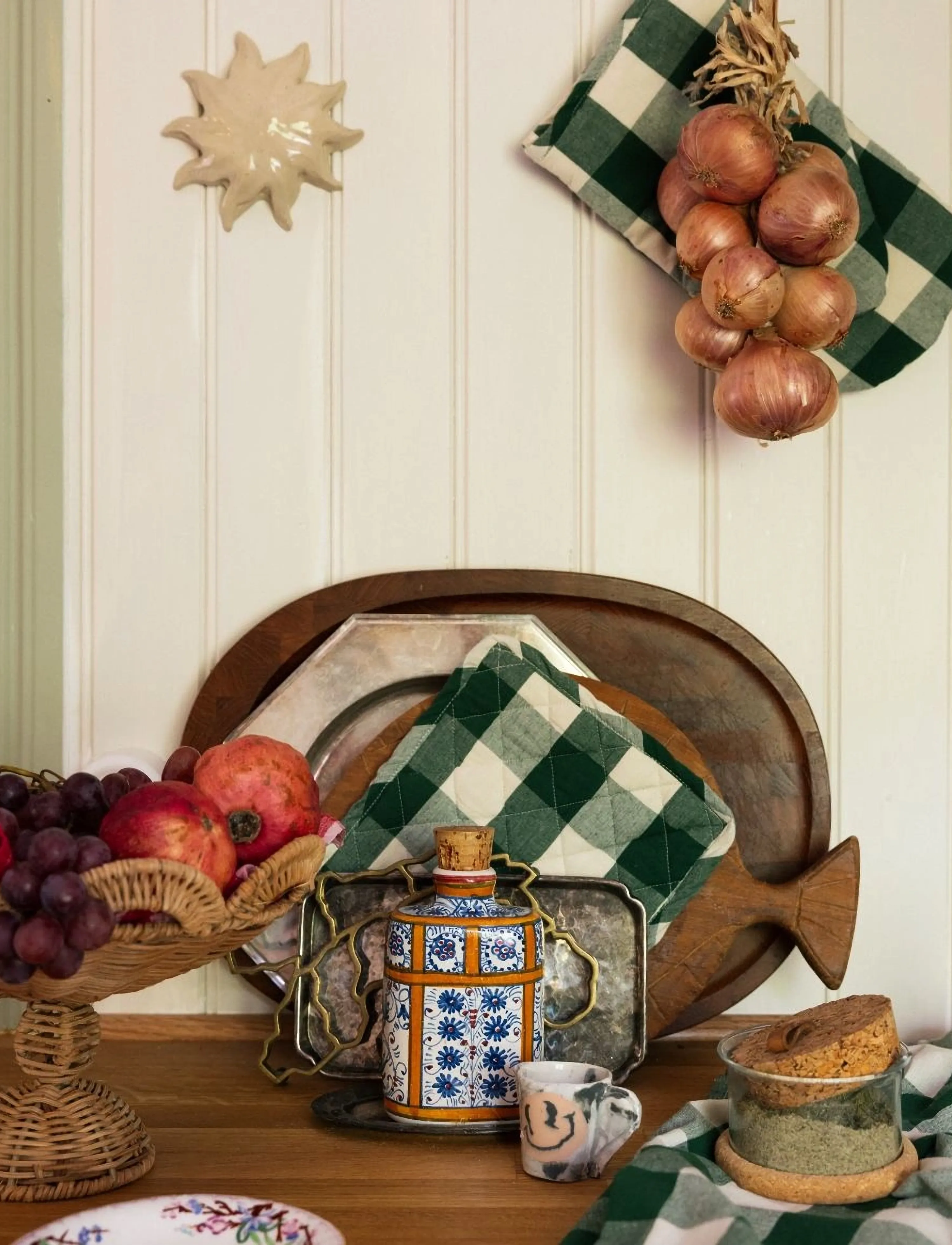 Midnatt Grydelapper Elsa, 13X30, Kitchen Textiles, Grün - Oven Mitts & Gloves, Homeware