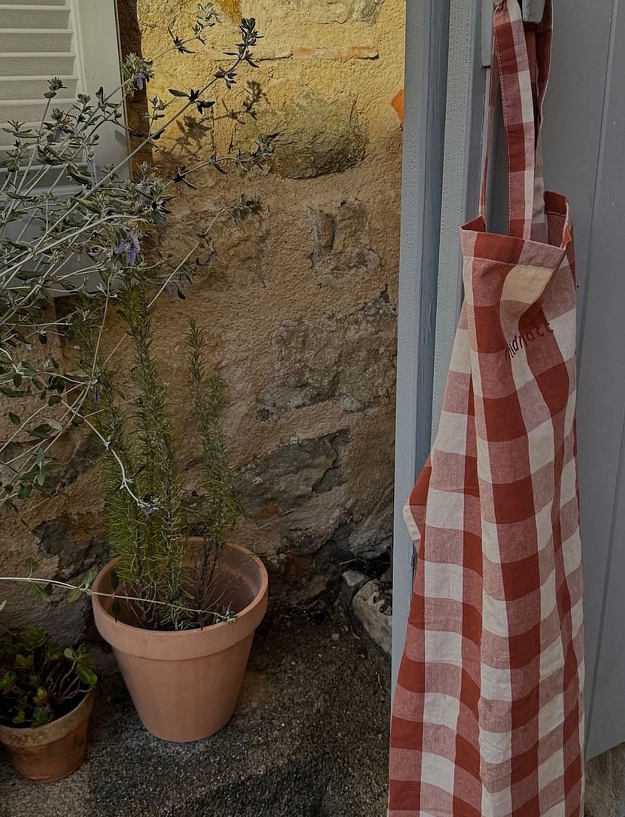 Midnatt - Apron Bertel - põlled - apricot - 4
