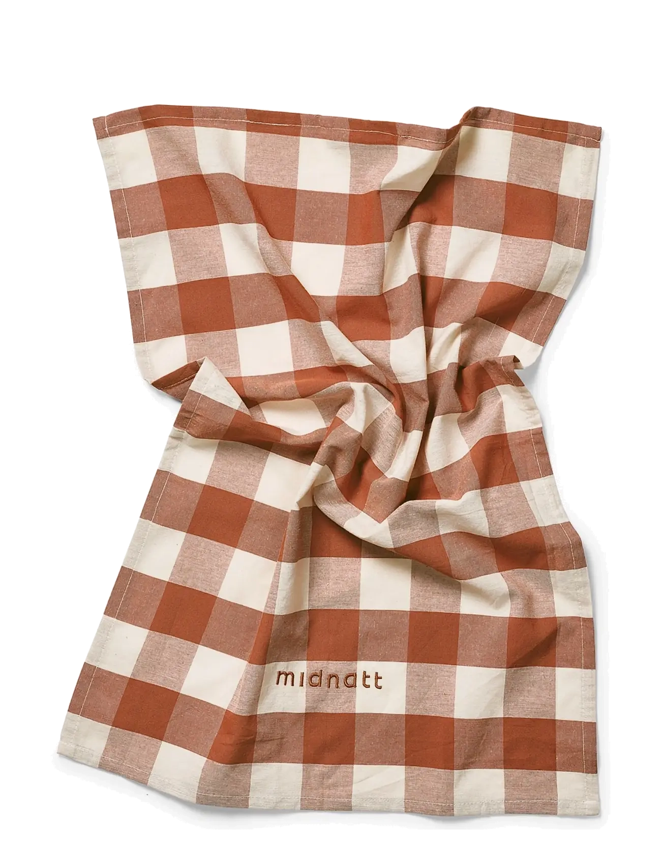 Midnatt Køkkenhåndklæde Bertel, Kitchen Håndklæde, Brun, Str: 50X70