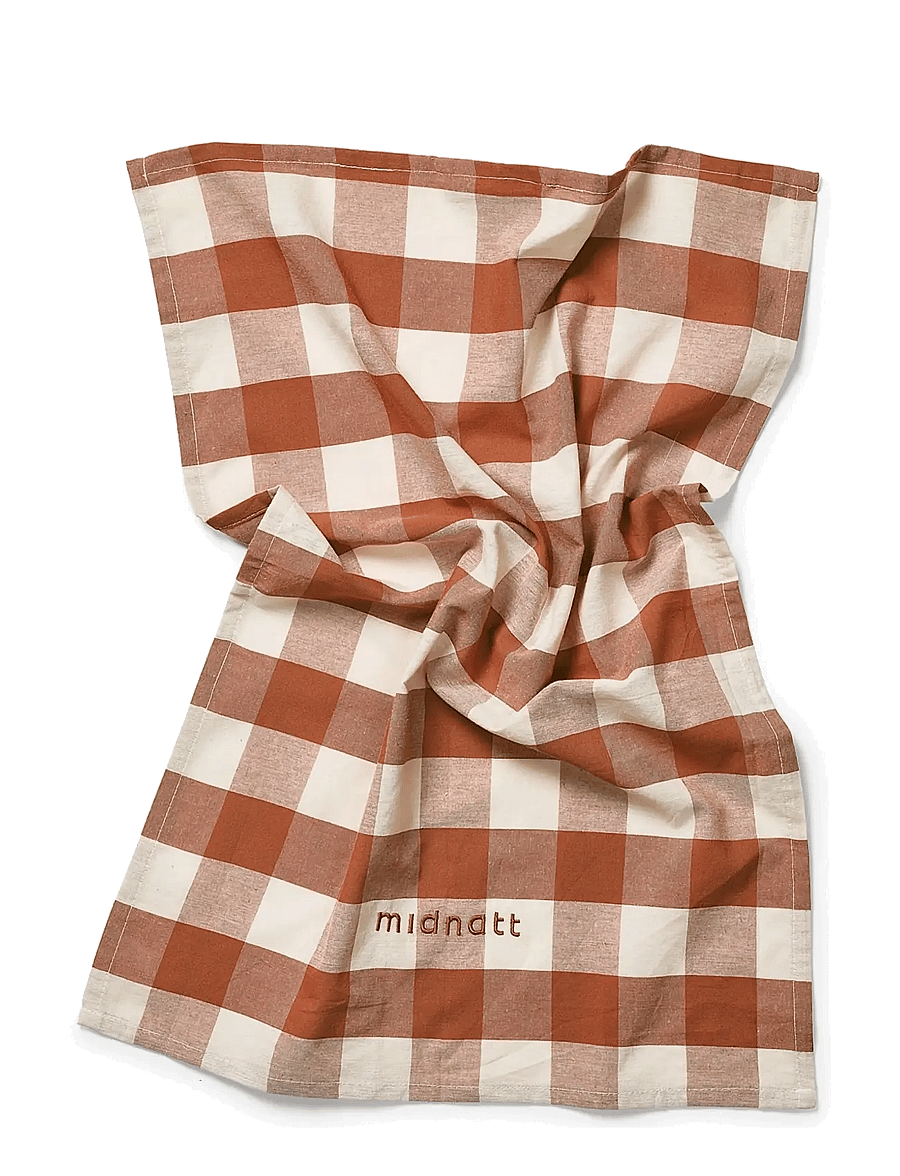 Midnatt - Tea towel Bertel - köögirätikud - apricot - 1