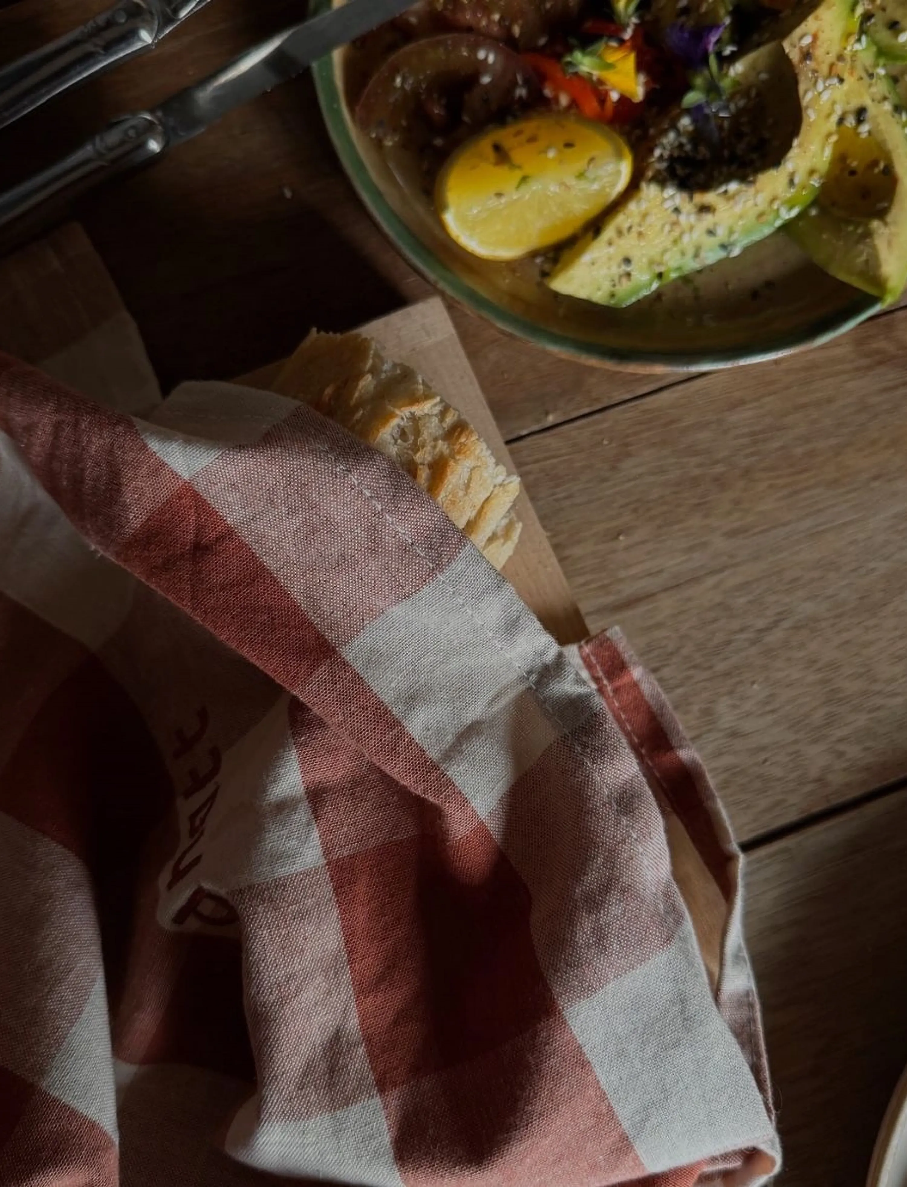 Midnatt - Tea towel Bertel - köögirätikud - apricot - 5