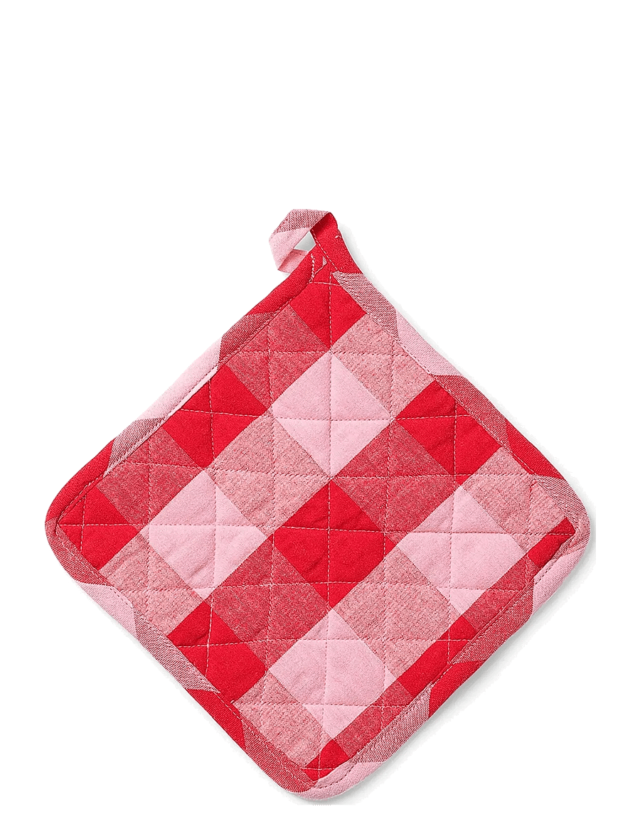 Midnatt - Pot holder Paola - ahjukindad, pajalapid ja potihoidjad - red&pink - 1